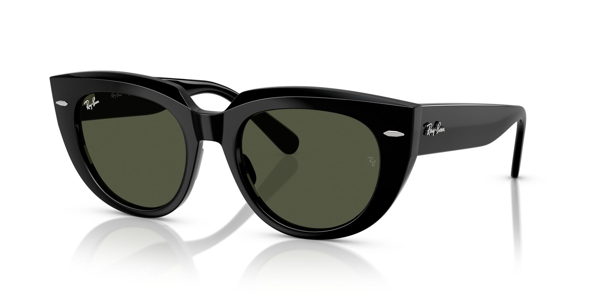 Das Bild zeigt die Sonnenbrille RB2286 901/31 von der Marke Ray-Ban in Schwarz.