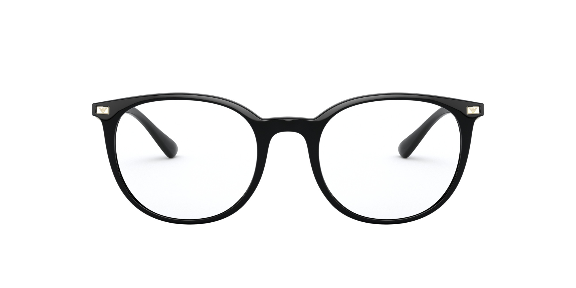 Das Bild zeigt die Korrektionsbrille EA3168 5001 von Emporio Armani in Schwarz.