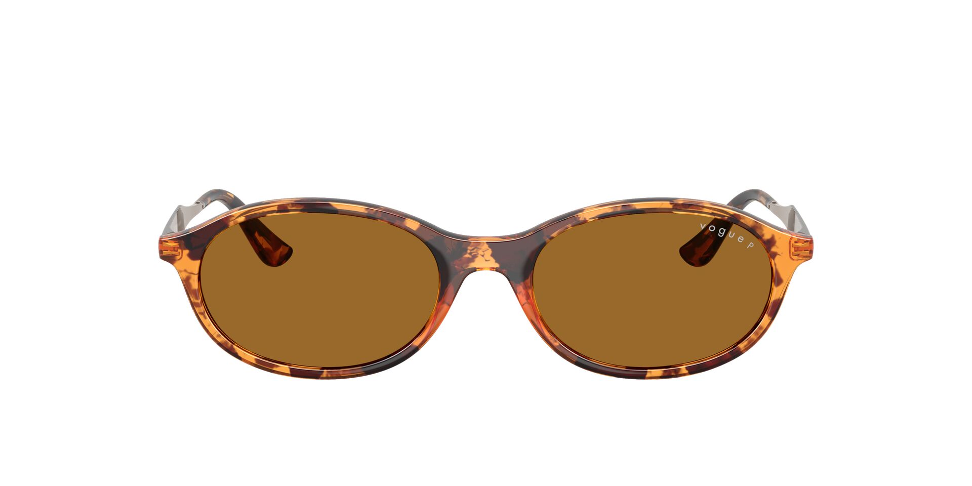 Das Bild zeigt die Sonnenbrille VO5625S von der Marke Vogue in Orange Havanna.