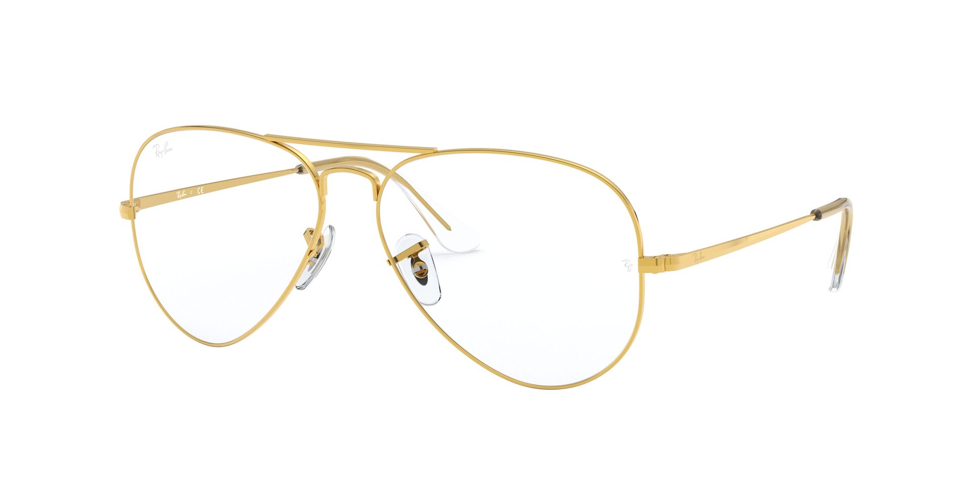 Das Bild zeigt die Korrektionsbrille RX6489 3086 von der Marke Ray-Ban in Gold.