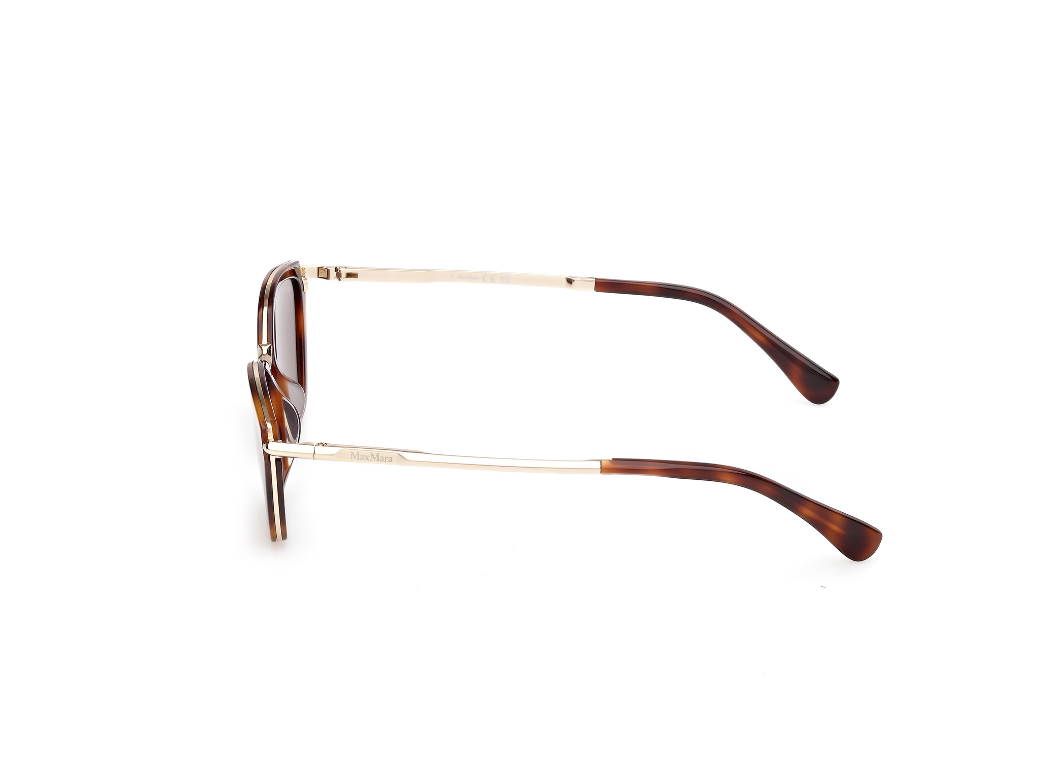 Das Bild zeigt die Sonnenbrille MM0162 von der Marke Max Mara in Havanna.