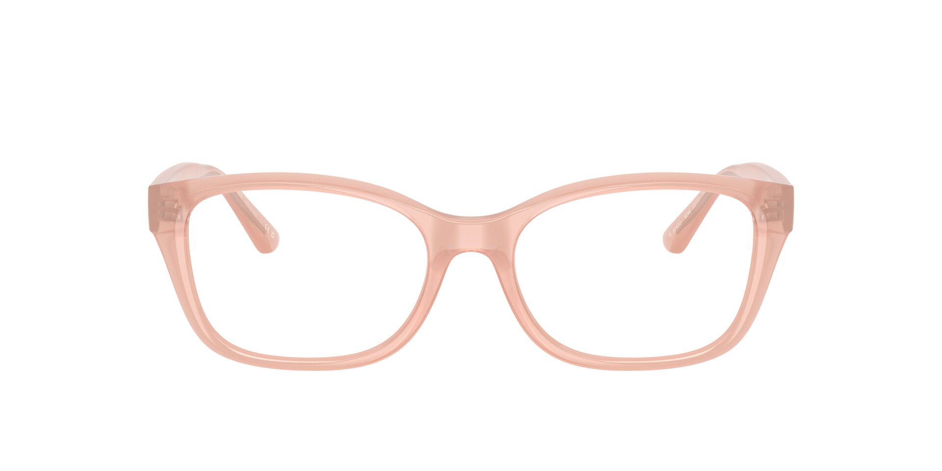 Das Bild zeigt die Brille RL6252U von Ralph Lauren in Babyrosa