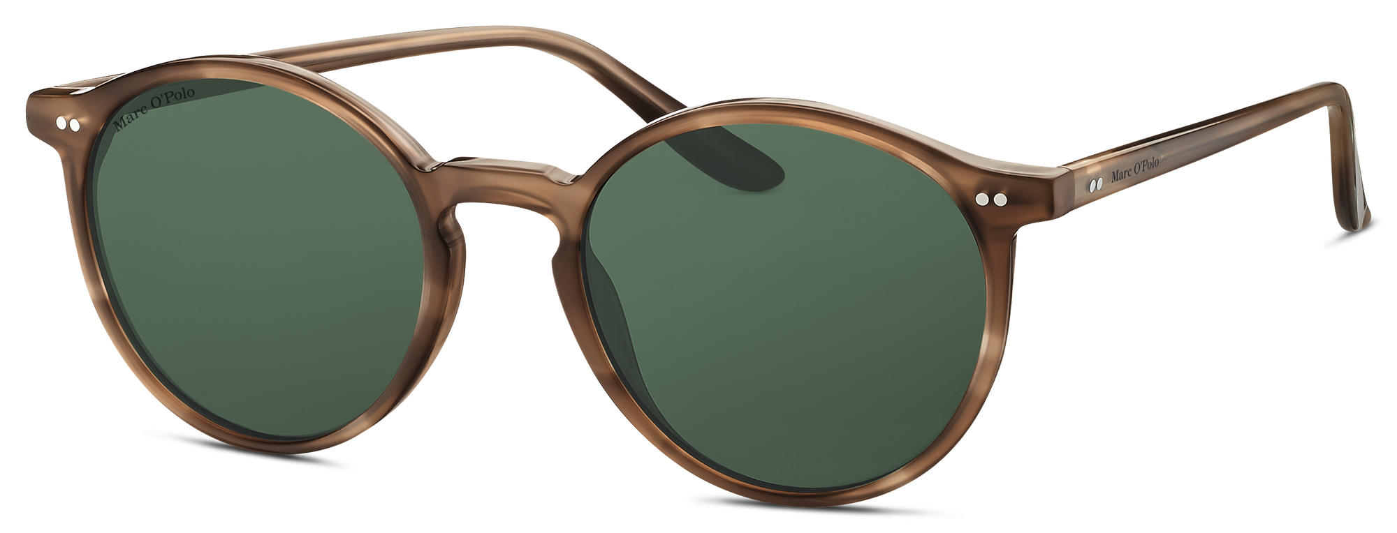 Das Bild zeigt die Sonnenbrille 506112 62 von der Marke Marc O‘Polo in Braun.