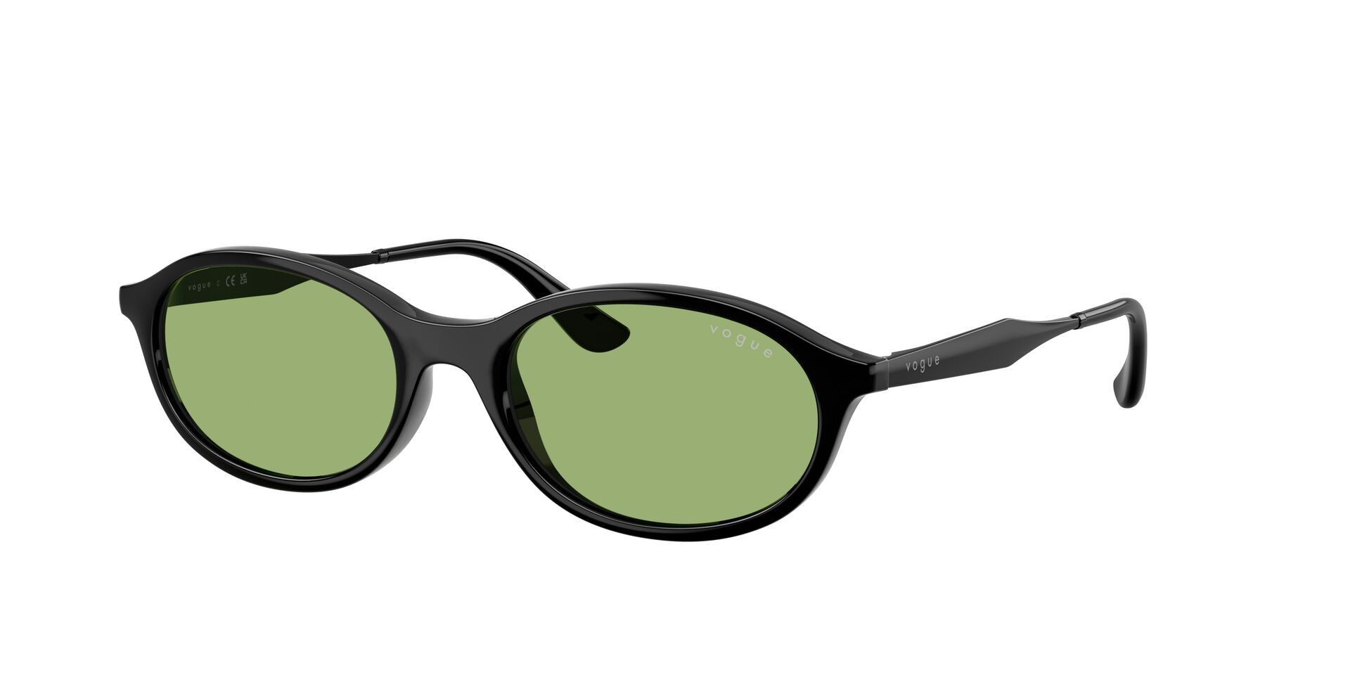 Das Bild zeigt die Sonnenbrille VO5625S von der Marke Vogue in Schwarz.
