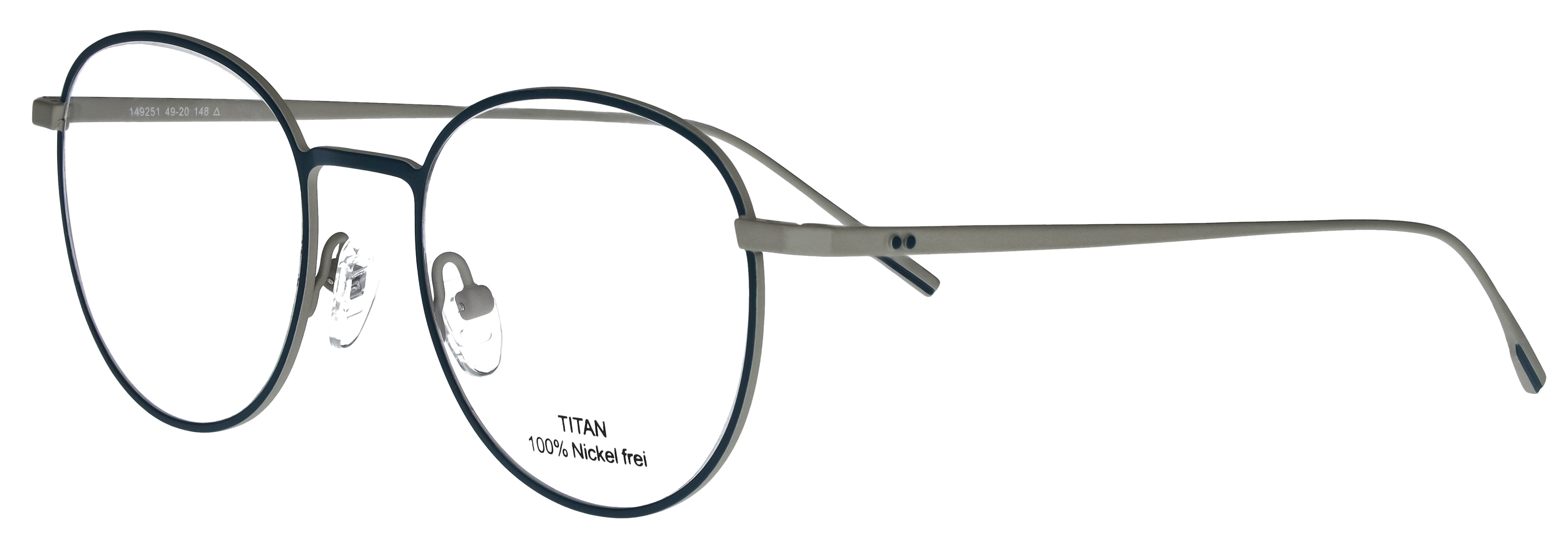 Auf diesem Bild sehen Sie eine Abele-Optik Brille 149251 in silber