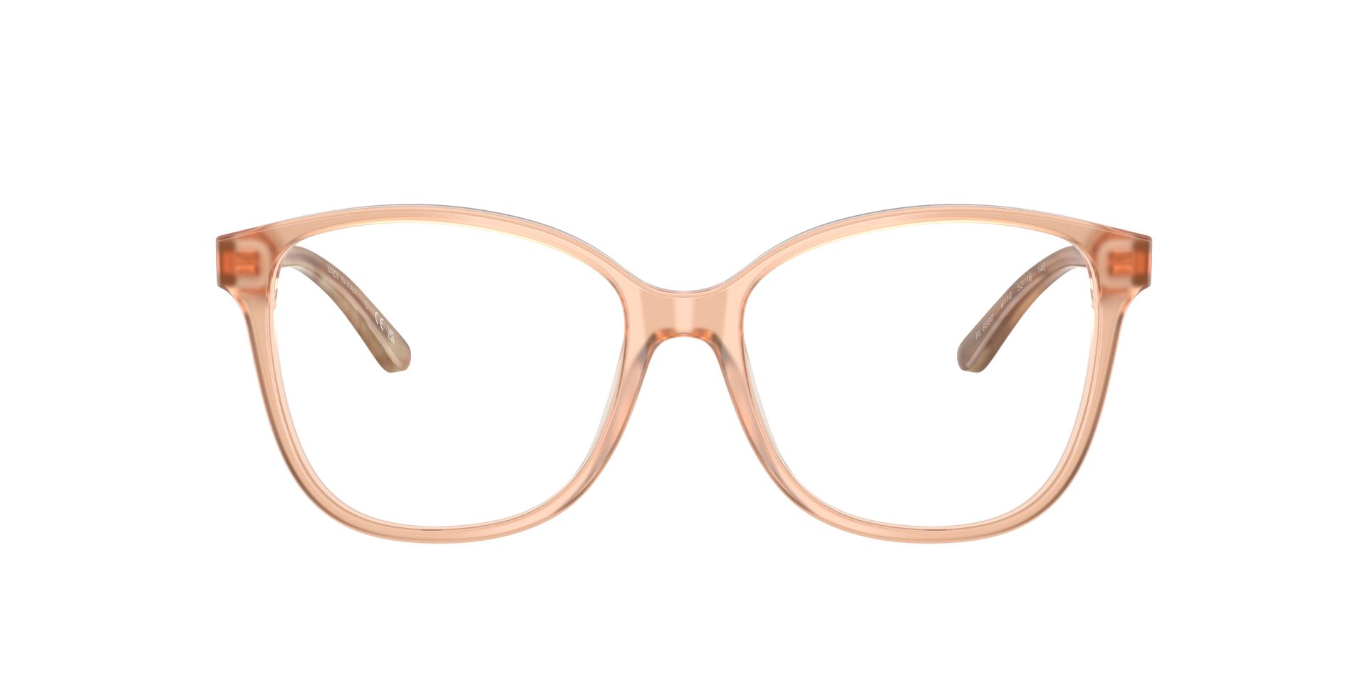 Das Bild zeigt die Korrektionsbrille RL6222 von der Marke Ralph Lauren in dunklem Nude.