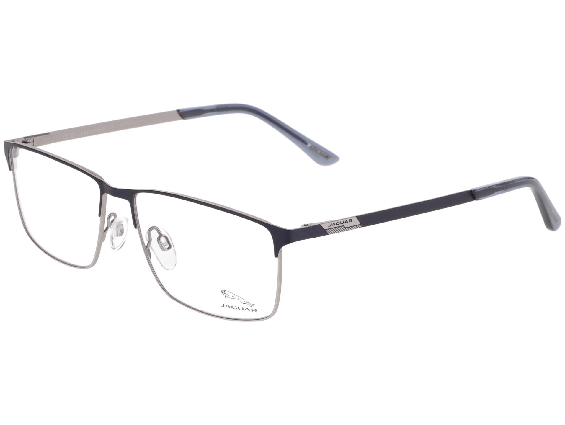 Das Bild zeigt die Korrektionsbrille 3115 3100 von Jaguar in Blau/Grau.