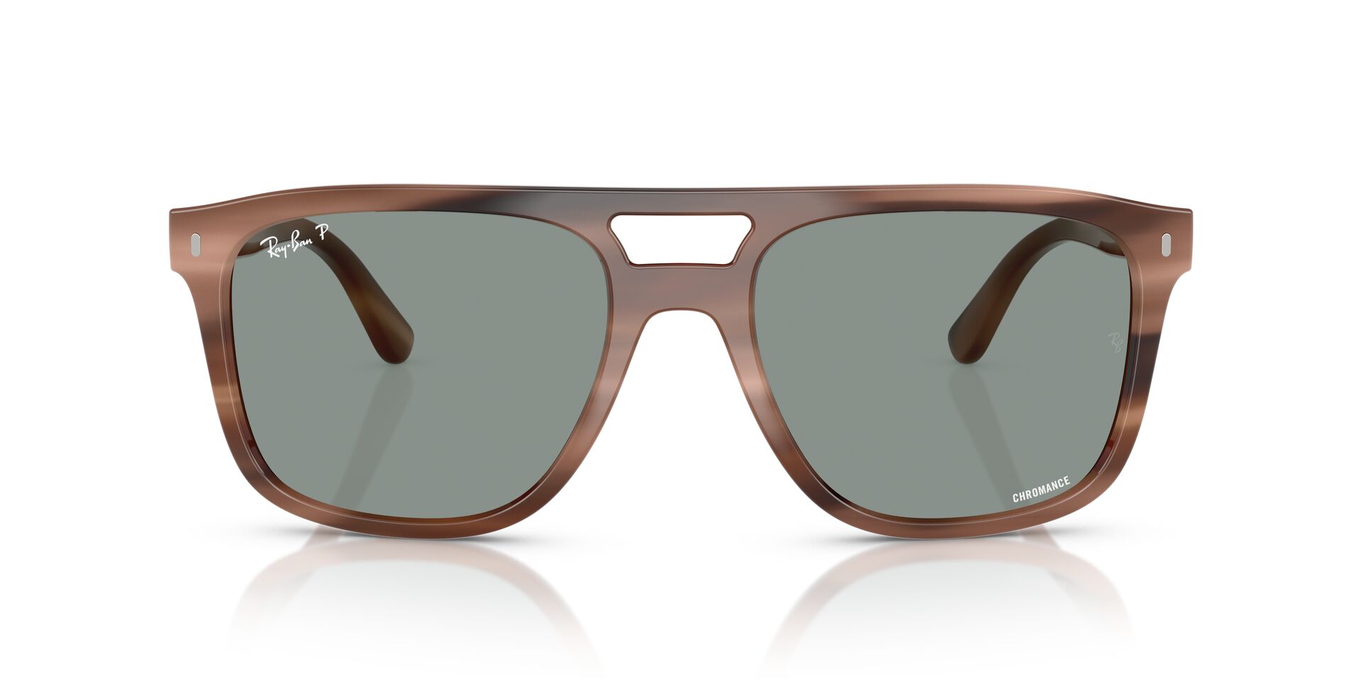 Das Bild zeigt die Sonnenbrille RB2213CH 1423O9 von Ray-Ban in Havanna braun.