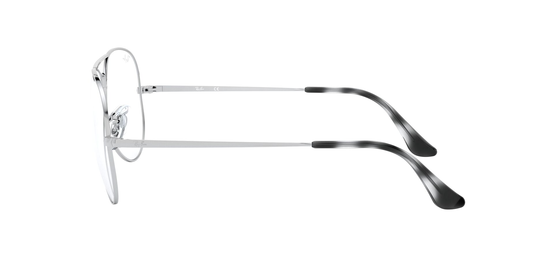 Das Bild zeigt die Korrektionsbrille RX6489 2501 von der Marke Ray-Ban in Silber.