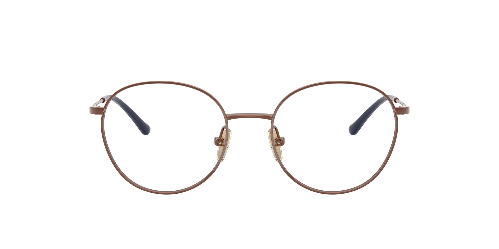 Das Bild zeigt die Korrektionsbrille 4280 von Vogue in der Farbe Schwarz Gold.