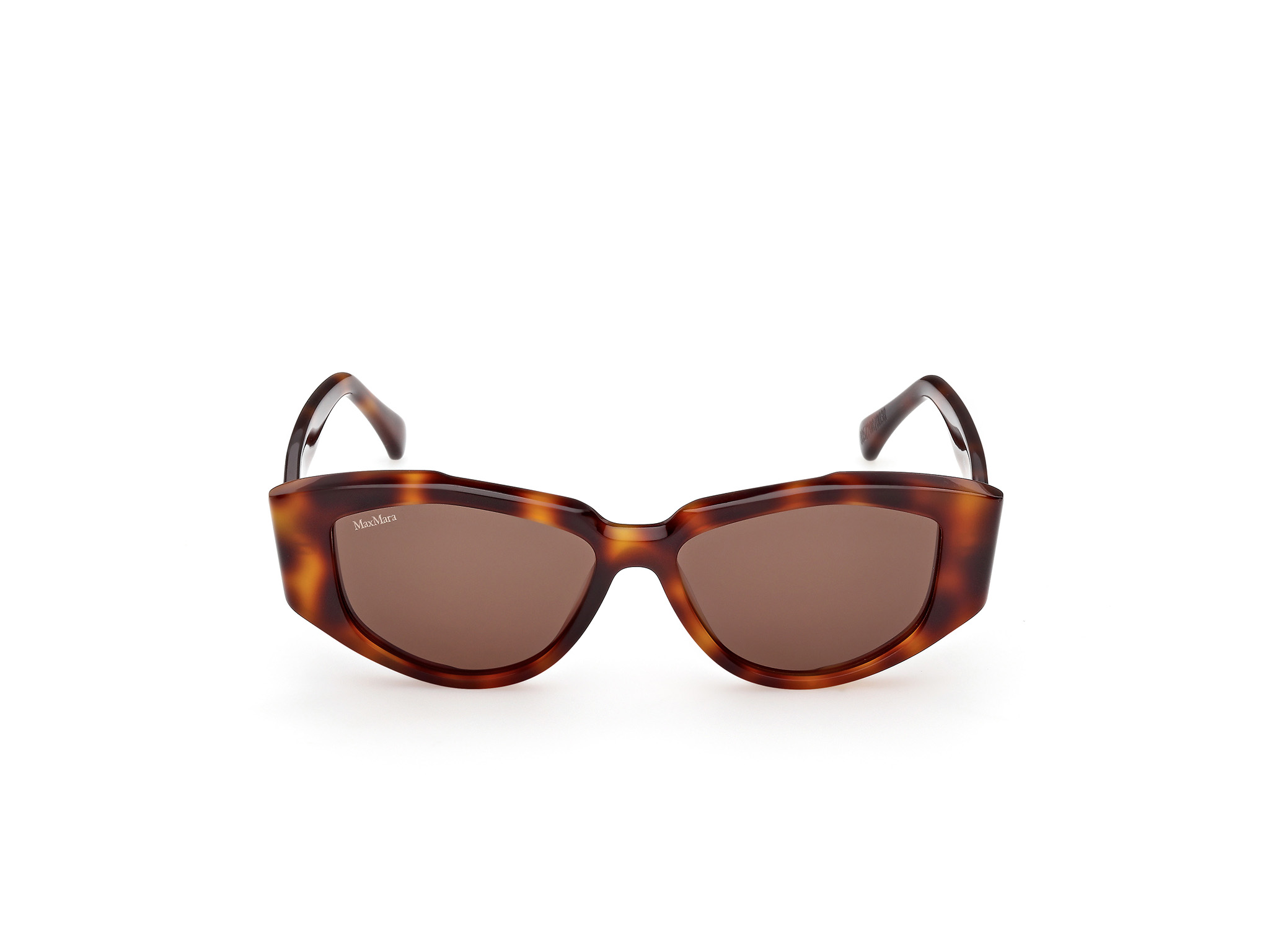 Das Bild zeigt die Sonnenbrille MM0161 von der Marke Max Mara in Havanna.