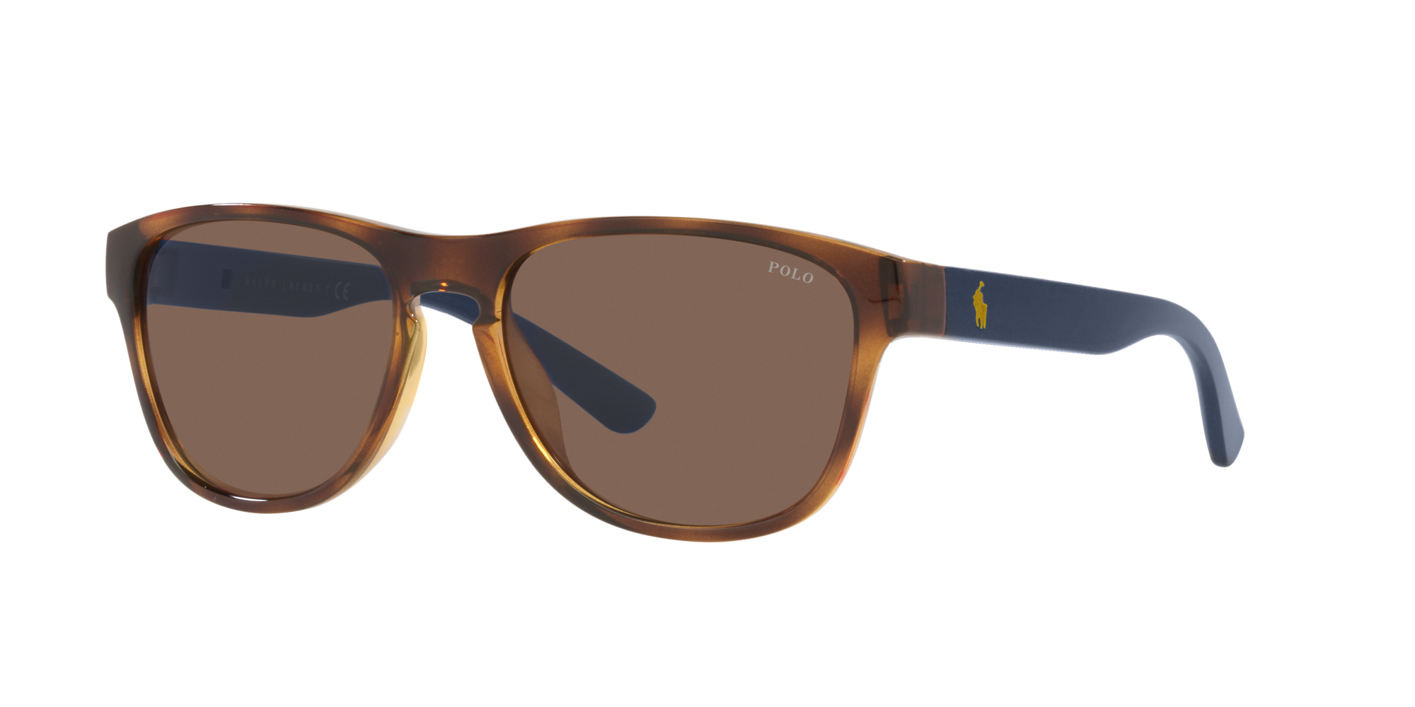 Polo Ralph Lauren Sonnenbrille PH4180U 500373 glänzendes havana
