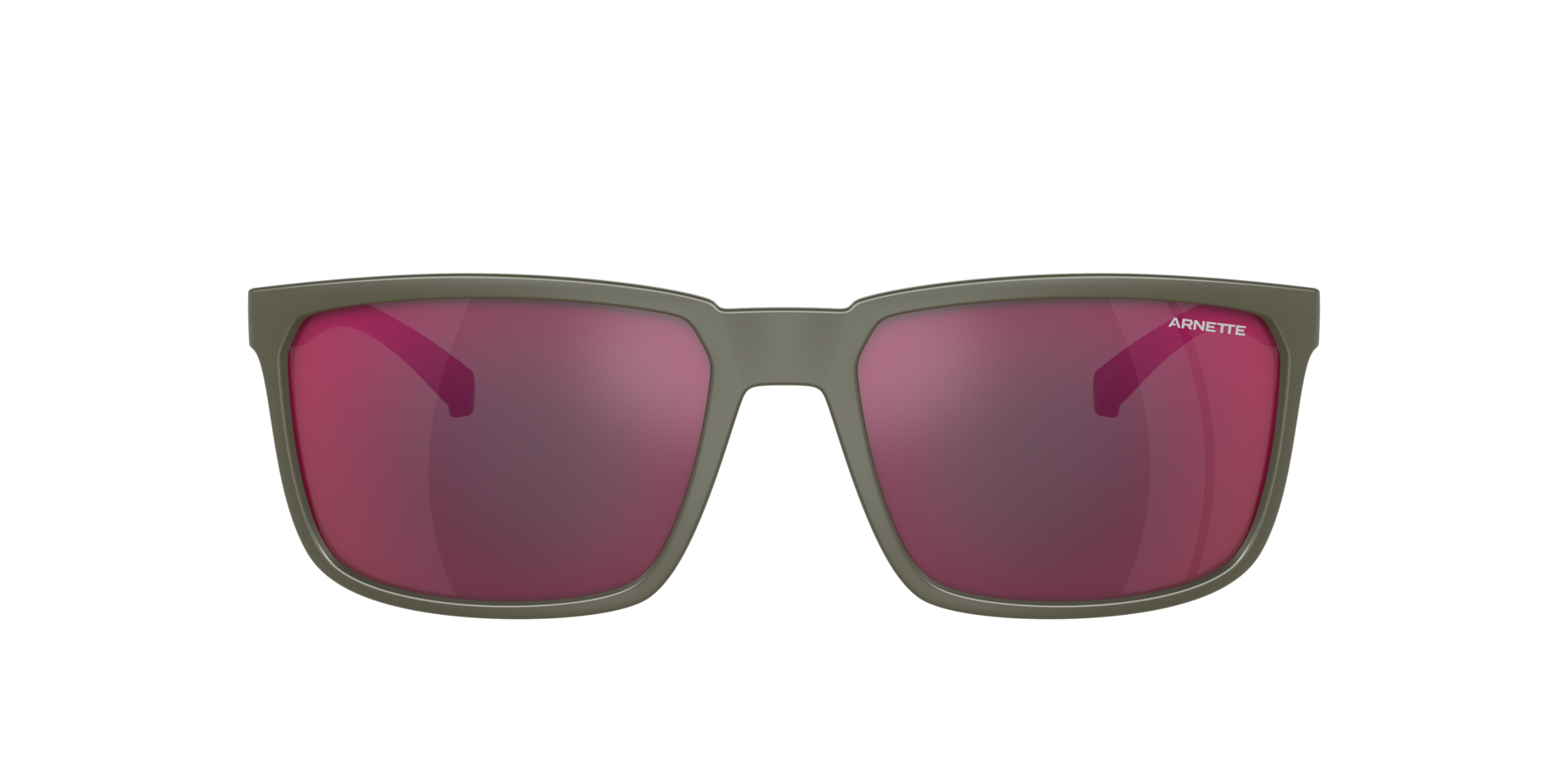 Das Bild zeigt die Sonnenbrille AN4251 von der Marke Arnette in Schlammgrün.