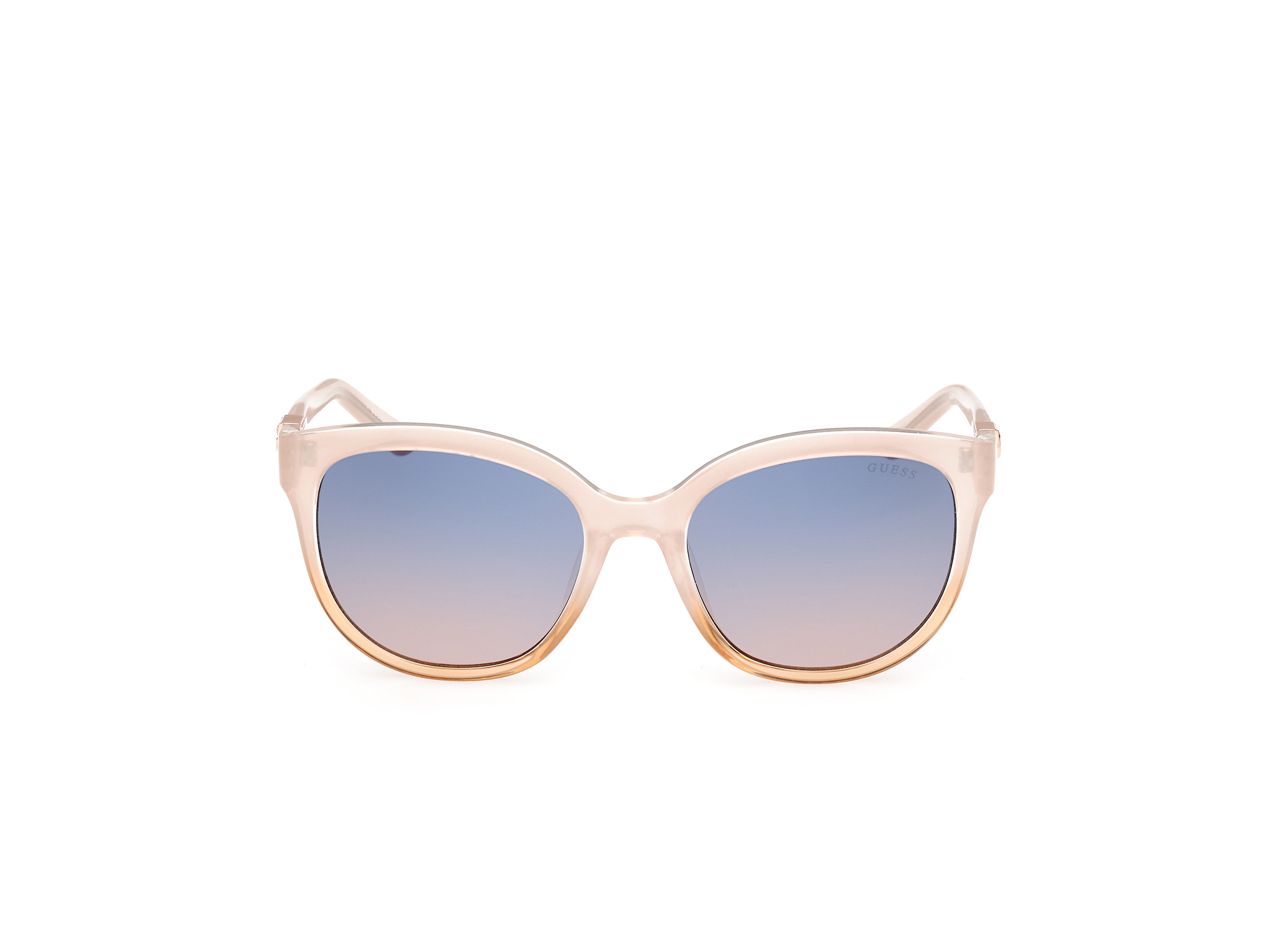 Das Bild zeigt die Sonnenbrille GU7877 92F von der Marke Guess in Beige