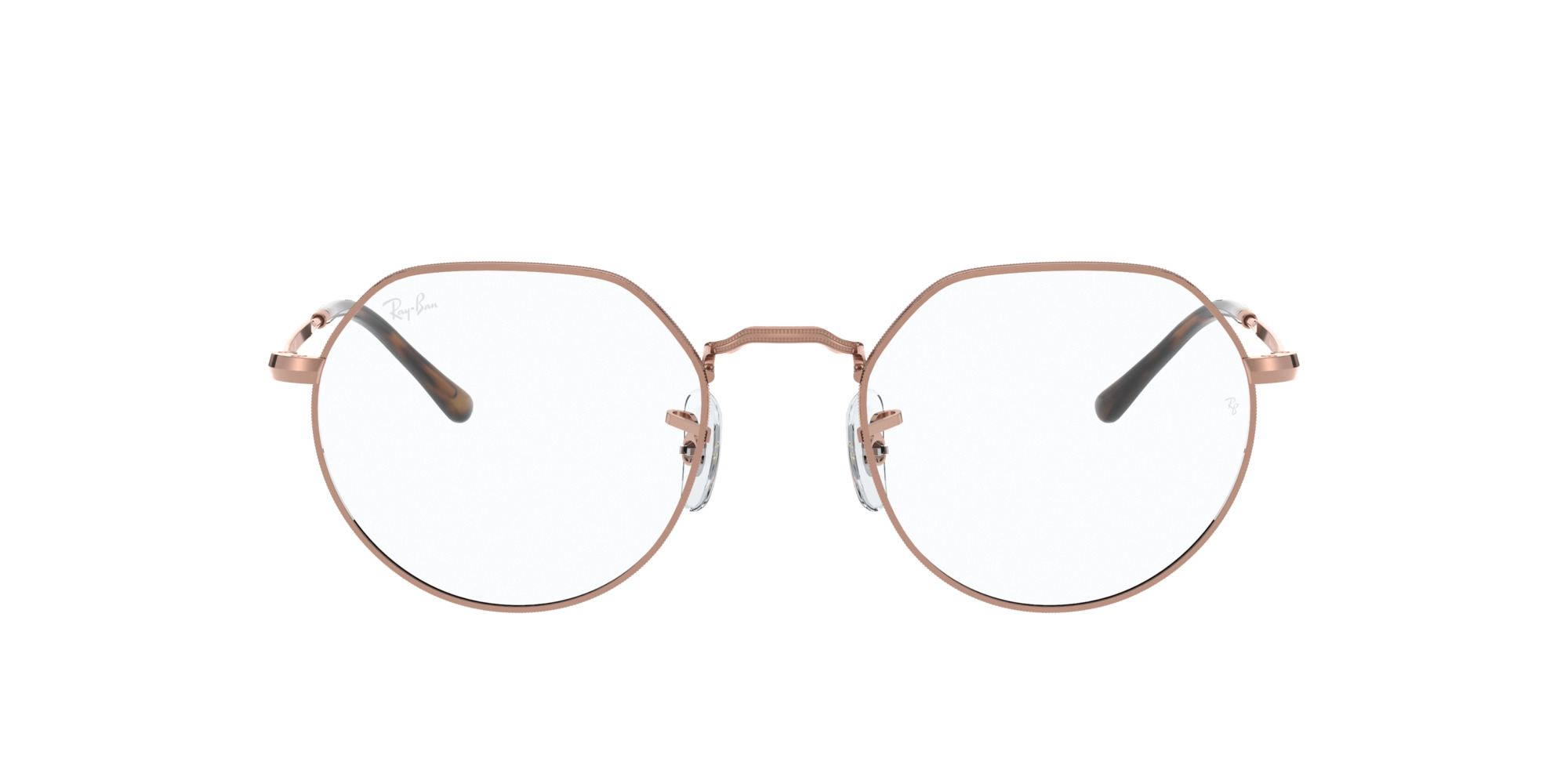 Das Bild zeigt die Korrektionsbrille RX6564 2943 von der Marke Ray Ban in Kupfer.