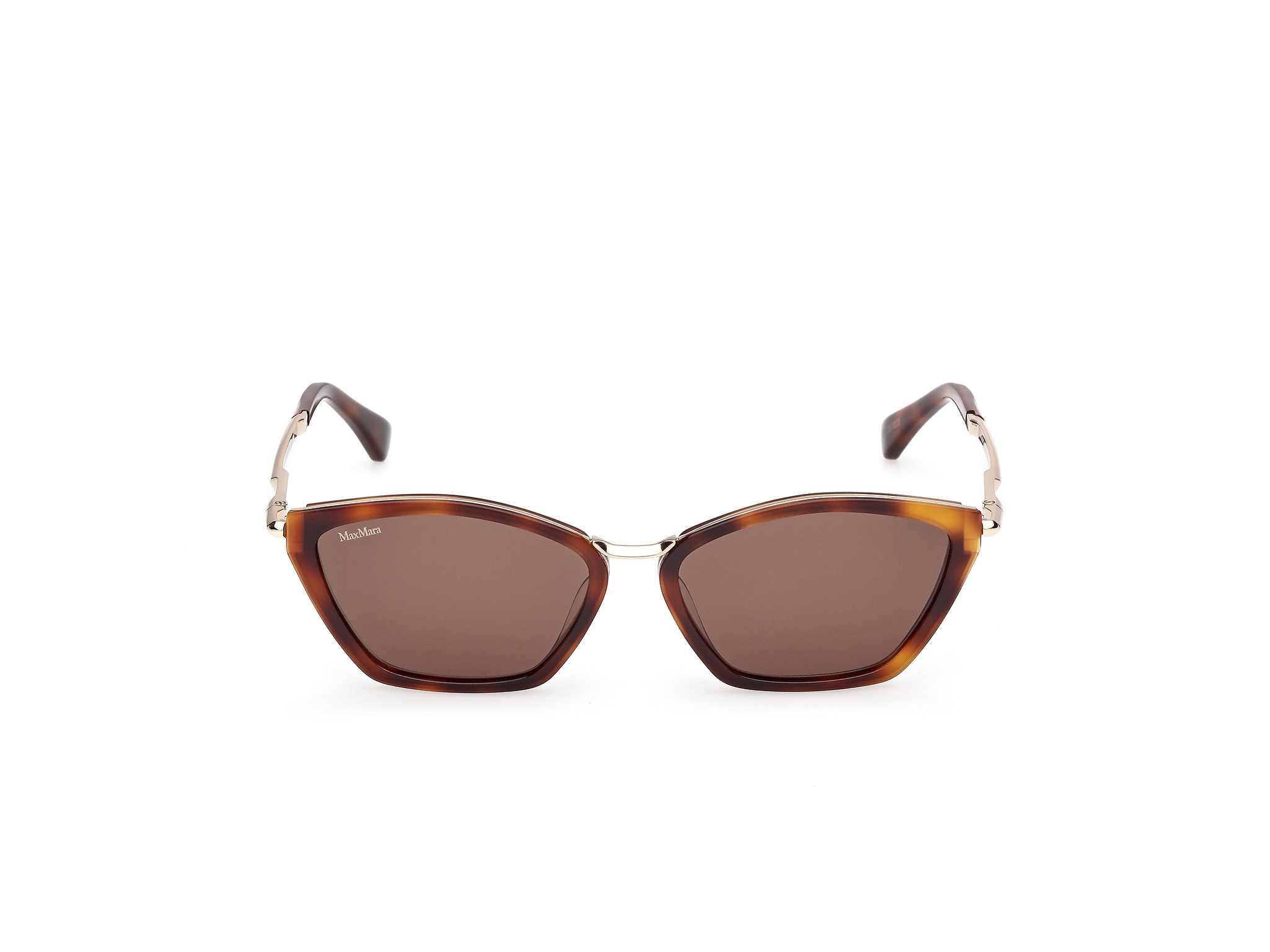 Das Bild zeigt die Sonnenbrille MM0162 von der Marke Max Mara in Havanna.