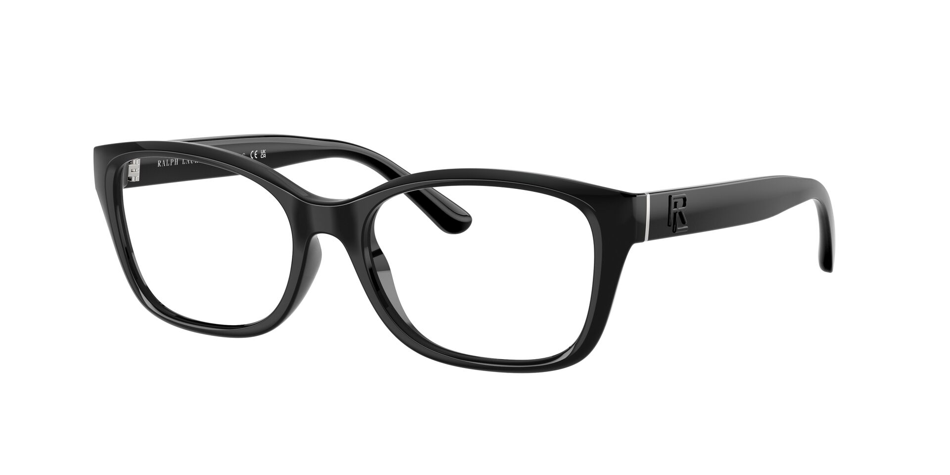 Das Bild zeigt die Brille RL6252U von Ralph Lauren in Schwarz.