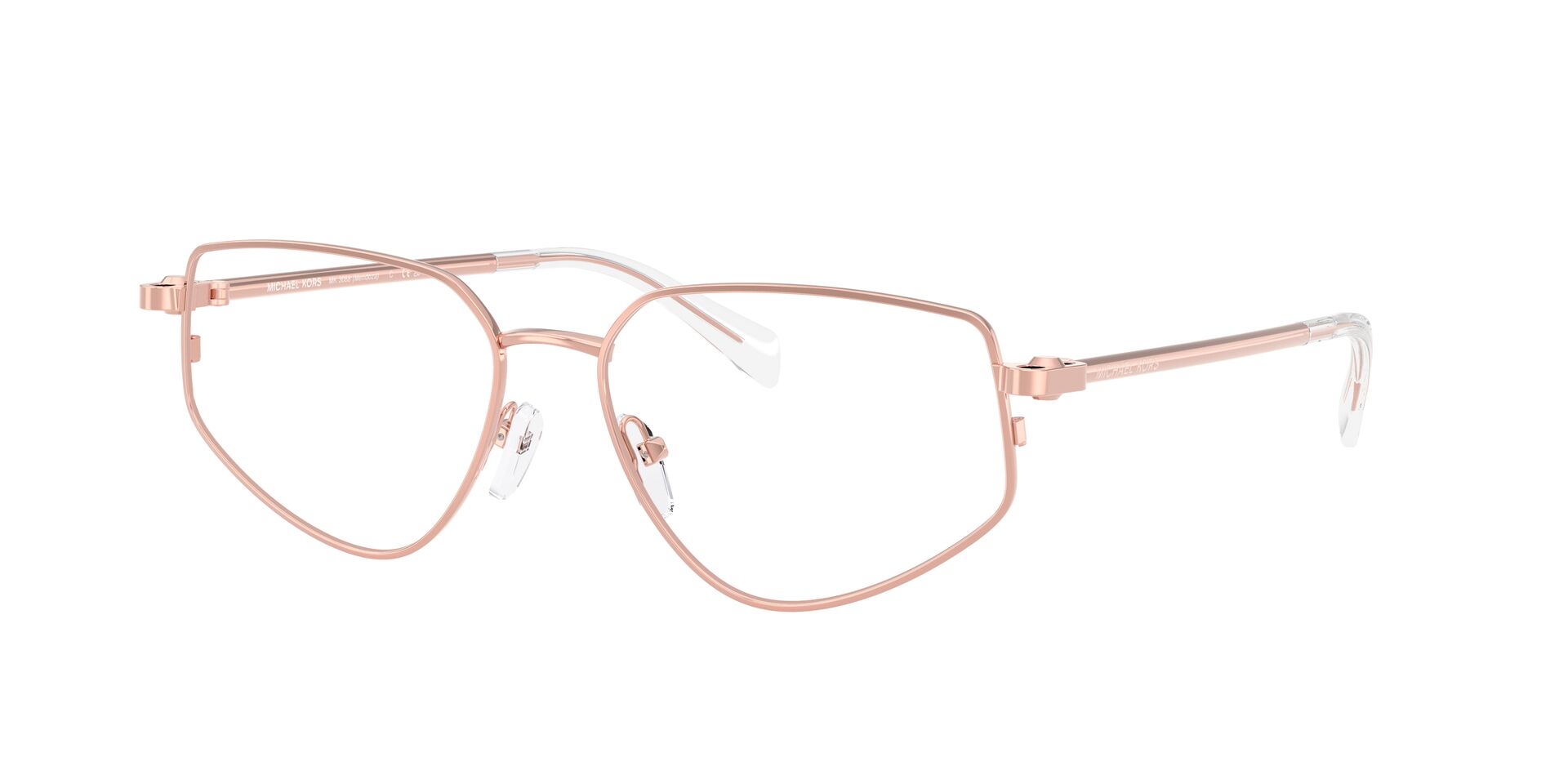 Michael Kors Damen Brille MK3088 1108 Mendoza Rosegold glänzend