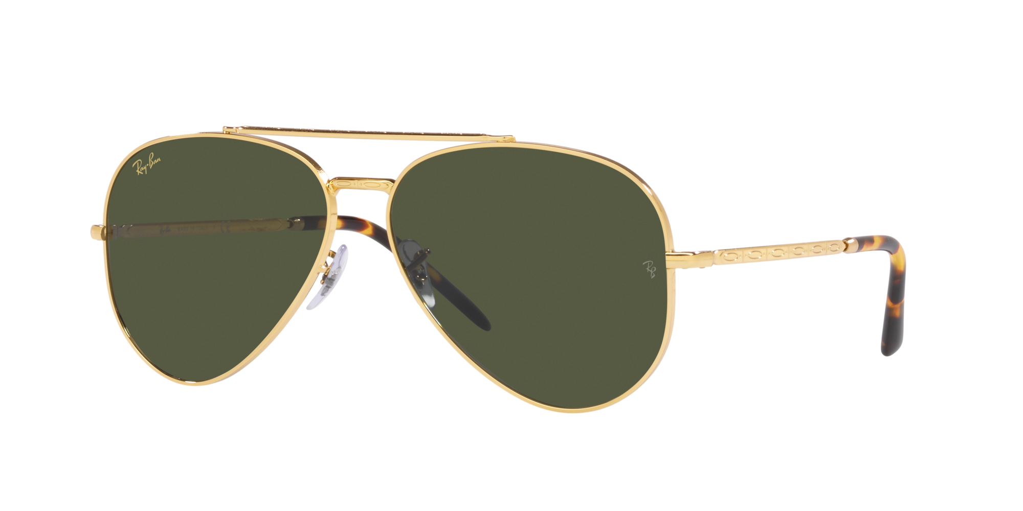 New Aviator Ray Ban Sonnenbrille Herren in Gold RB3625 919631 58