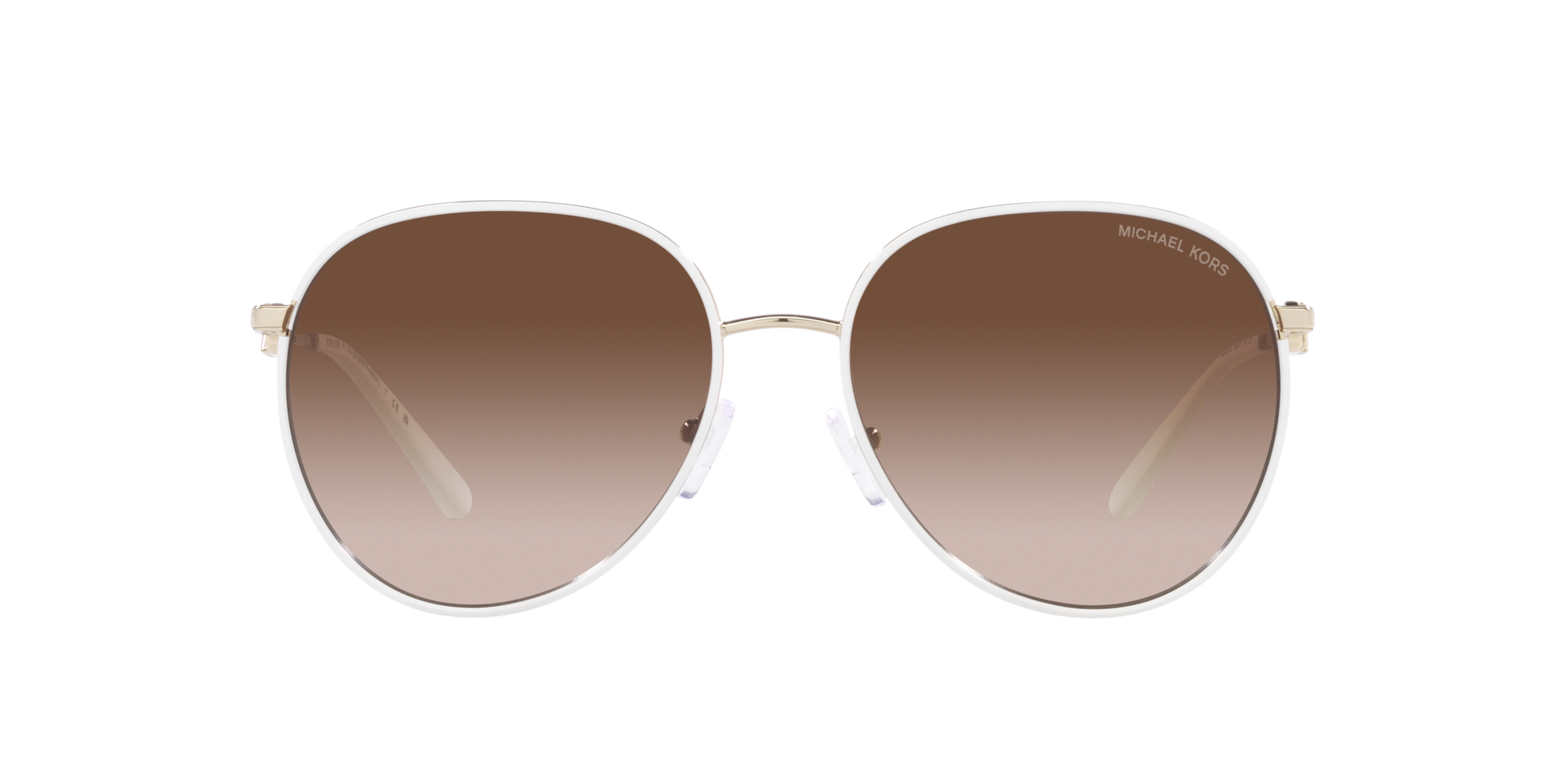 Michael Kors Sonnenbrille MK1128J 123313 Empire Hellgold/weiß
