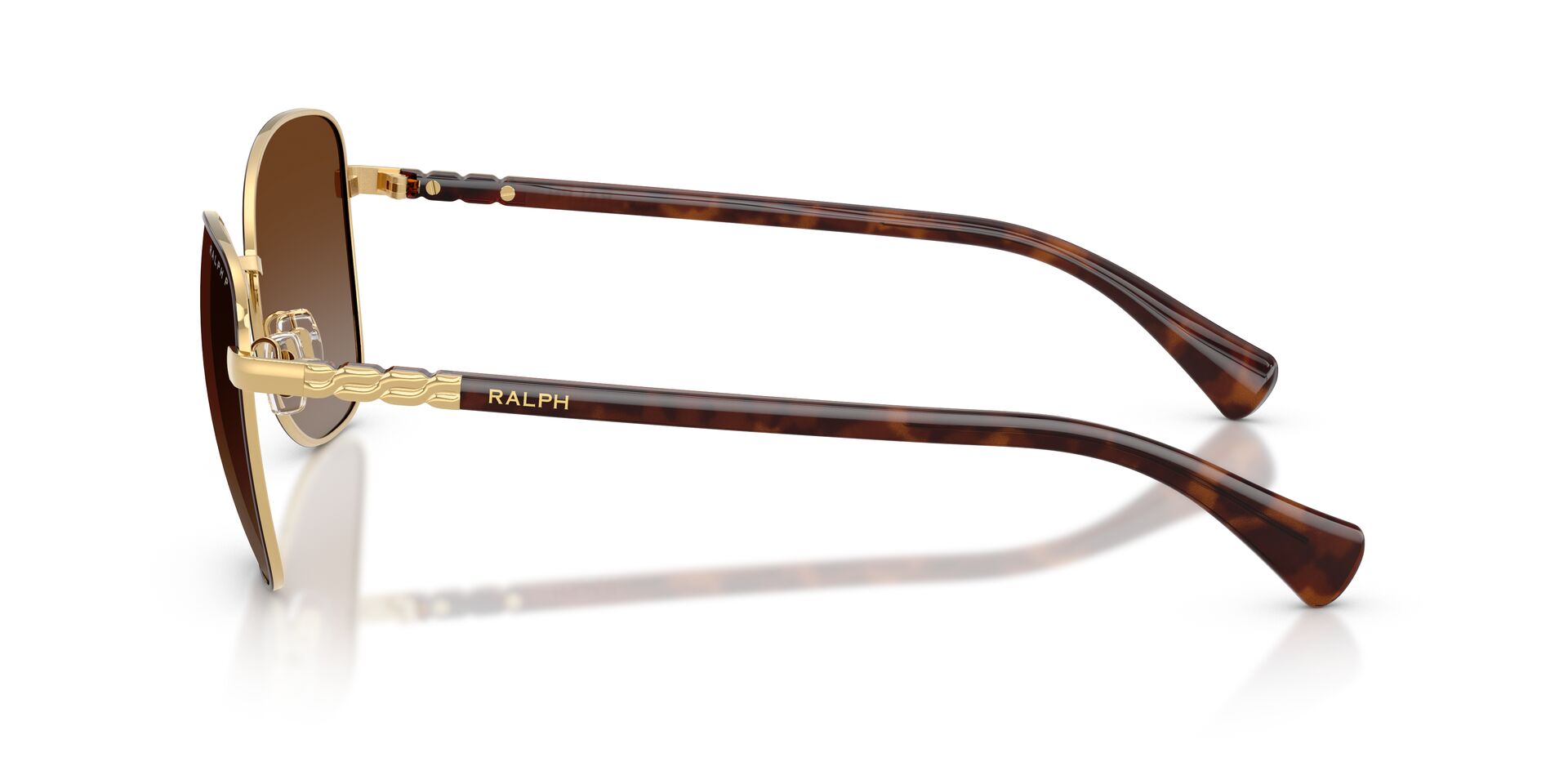 Das Bild zeigt die Bügel der Ralph Sonnenbrille RA4147 9484T5.