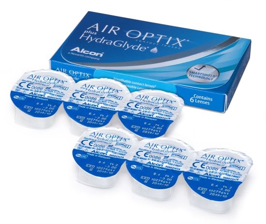 Air Optix Plus HydraGlyde, Alcon (6 Stk.) Air Optix Plus HydraGlyde, Alcon (6 Stk.)