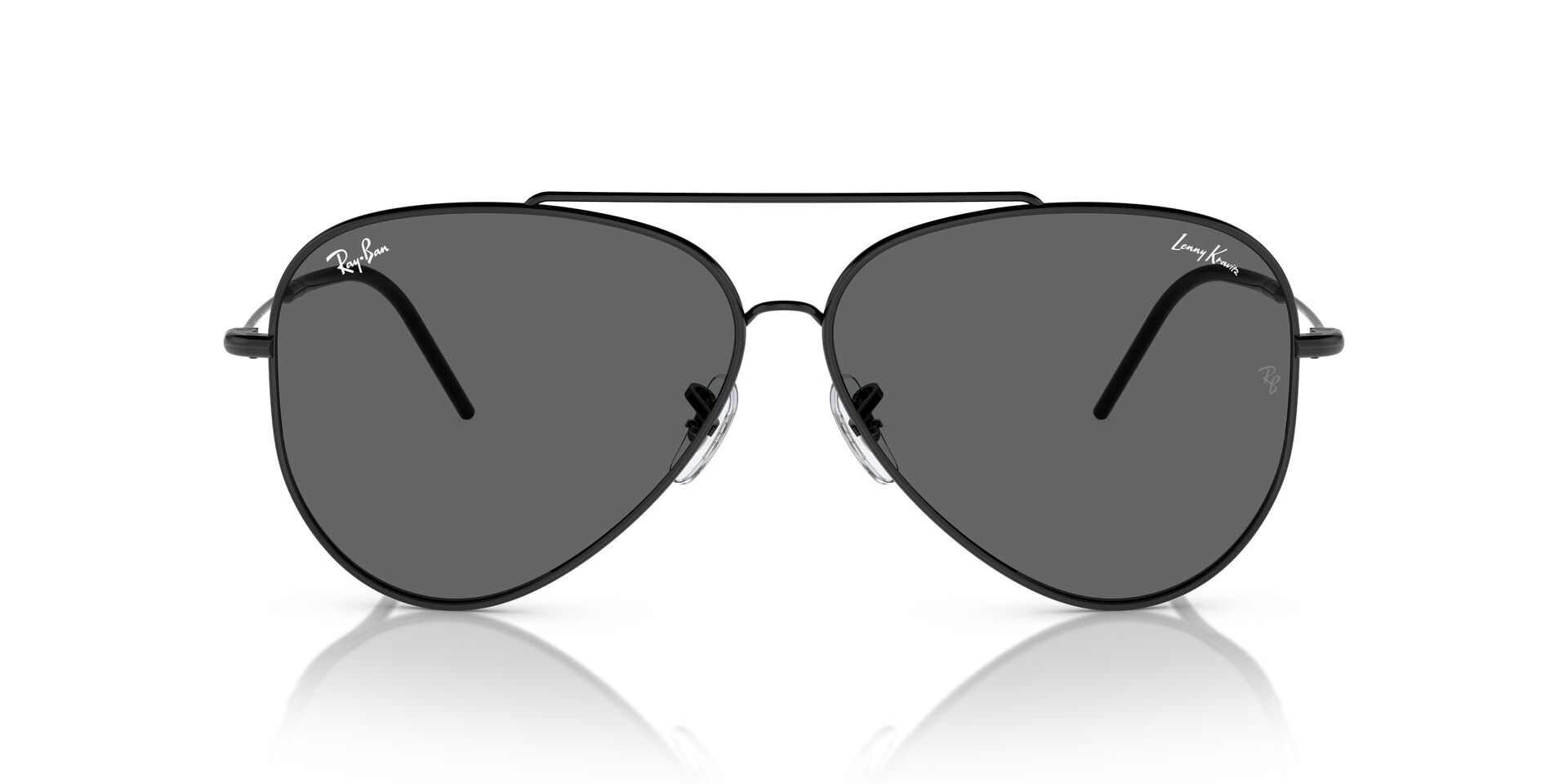 Das Bild zeigt die Sonnenbrille RBR0101S 002/GR von der Marke Ray-Ban in Schwarz.
