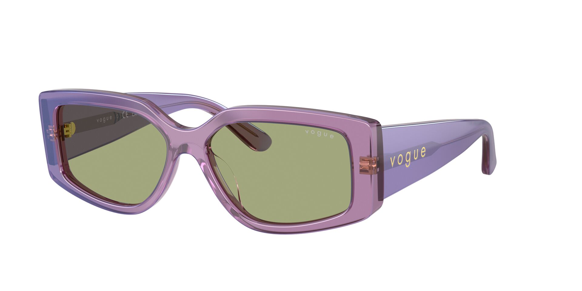 Das Bild zeigt die Sonnenbrille VO5642SU von der Marke Vogue in Lila.