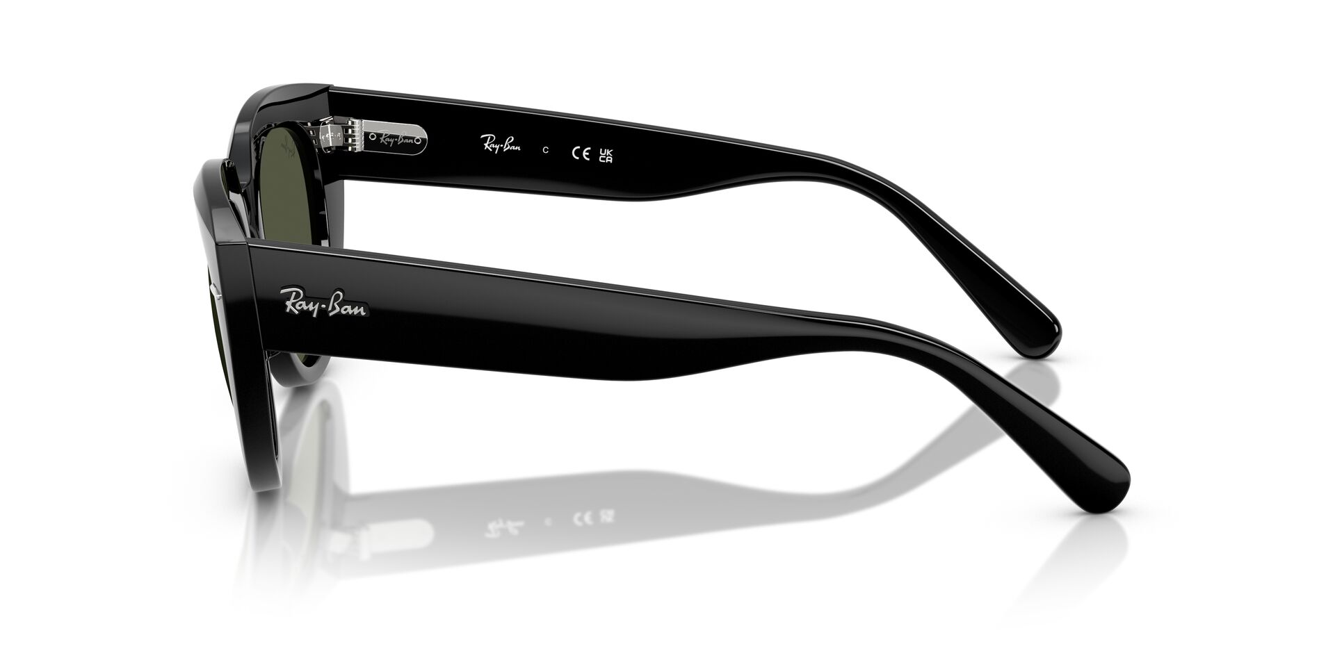 Das Bild zeigt die Sonnenbrille RB2286 901/31 von der Marke Ray-Ban in Schwarz.