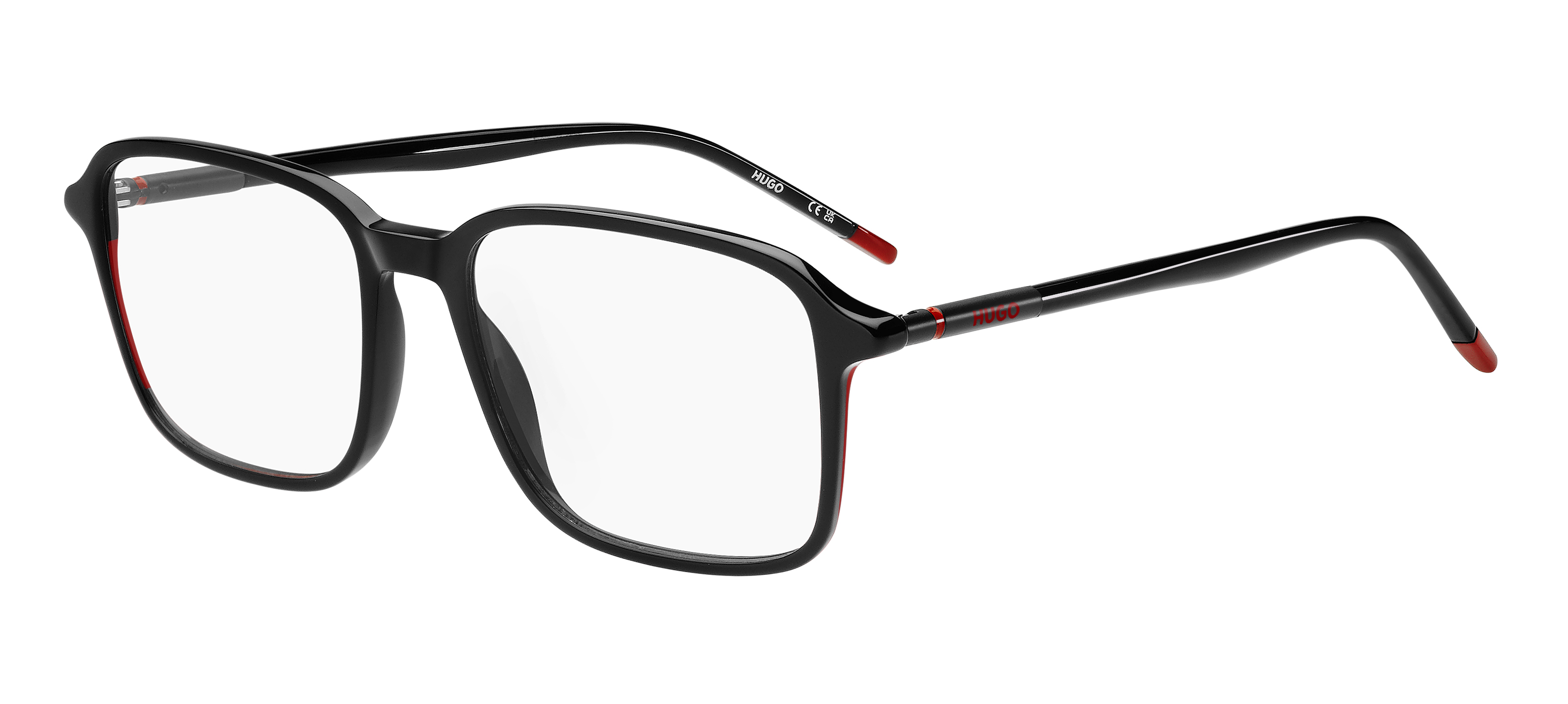 Das Bild zeigt die HUGO Fassung HG1350 807 leicht seitlich.