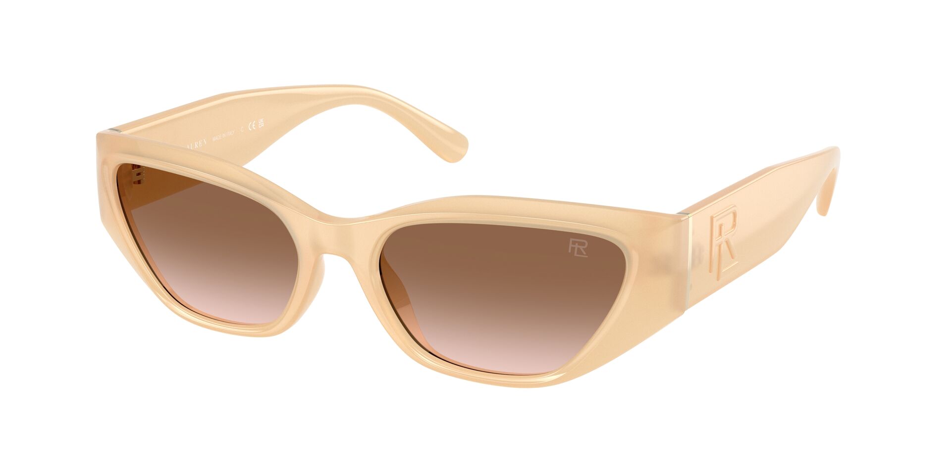 Das Bild zeigt die Ralph Sonnenbrille RL8231U 624513 leicht seitlich.