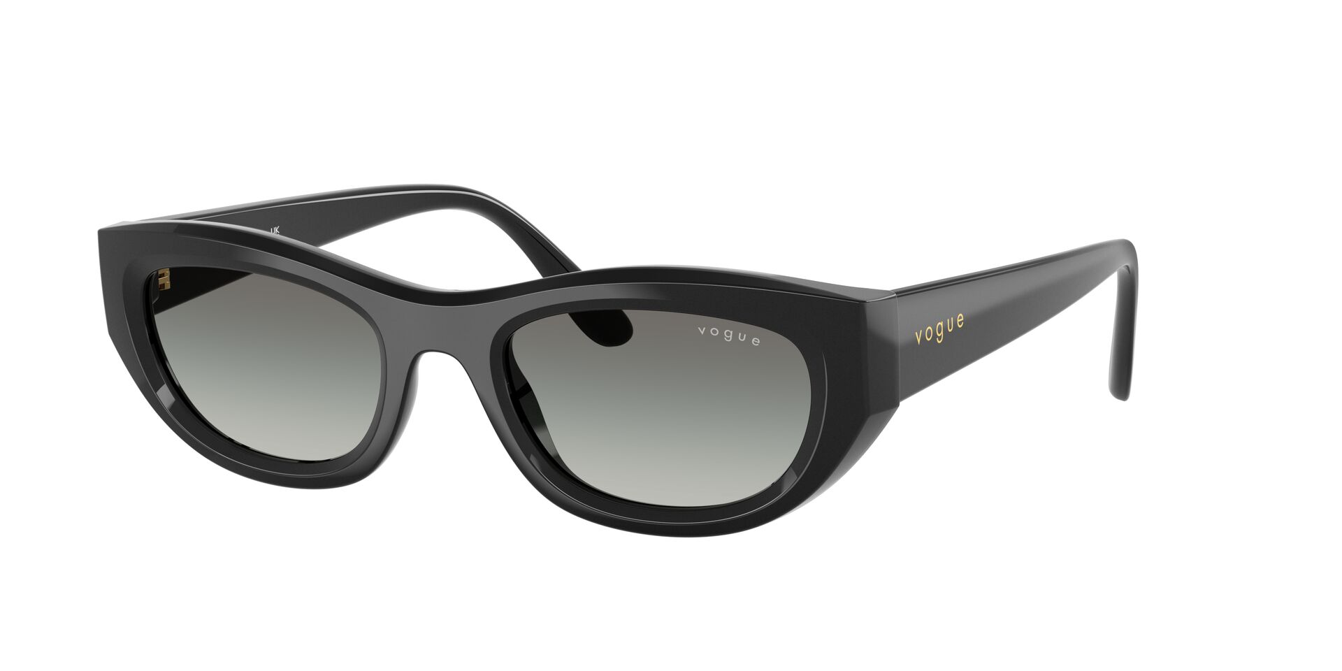 Das Bild zeigt die Sonnenbrille VO5616S von der Marke Vogue in Schwarz.