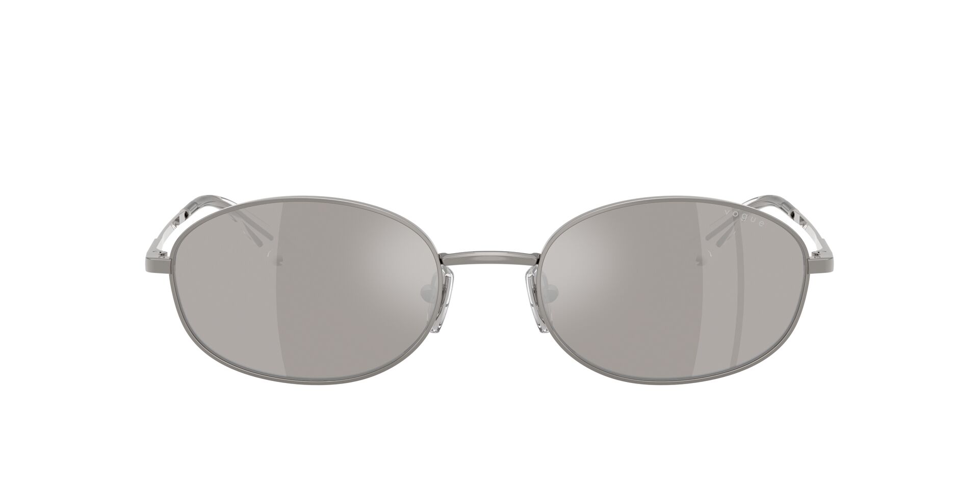 Das Bild zeigt die Sonnenbrille VO4323S von der Marke Vogue in Silber.