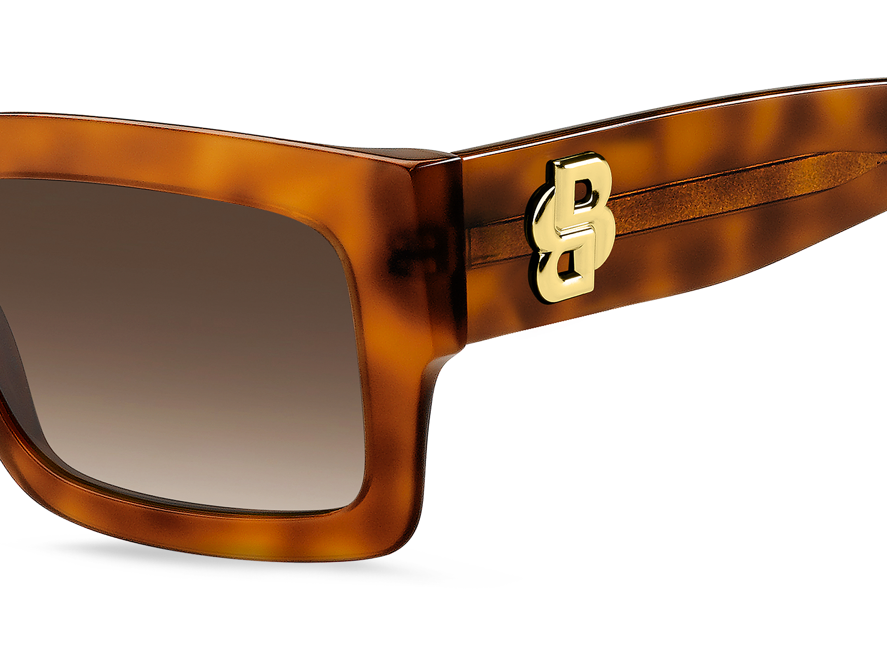 Das Bild zeigt die Sonnenbrille BOSS1654S 086 von der Marke BOSS in Havanna.