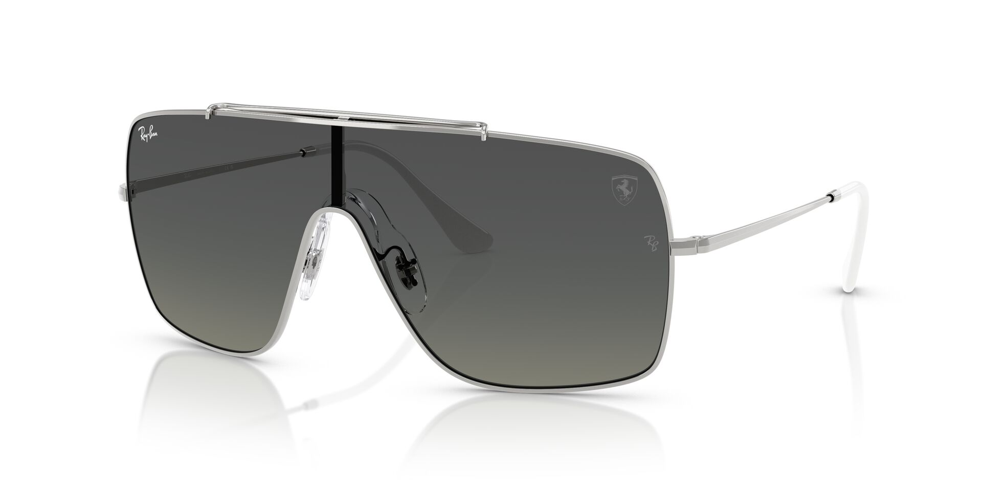 Das Bild zeigt die Sonnenbrille RB3697M F1048G von der Marke Ray-Ban in Silber.