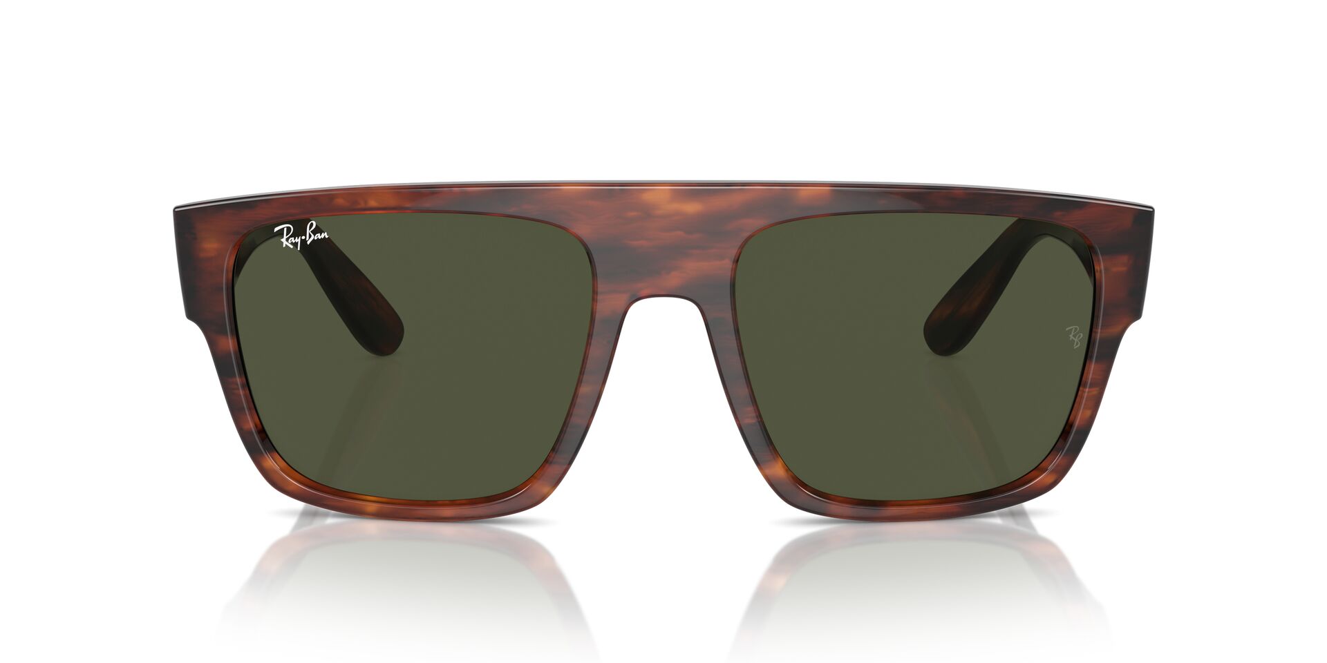 Das Bild zeigt die Sonnenbrille RB0360S 954/31 von Ray-Ban in Havanna gestreift.