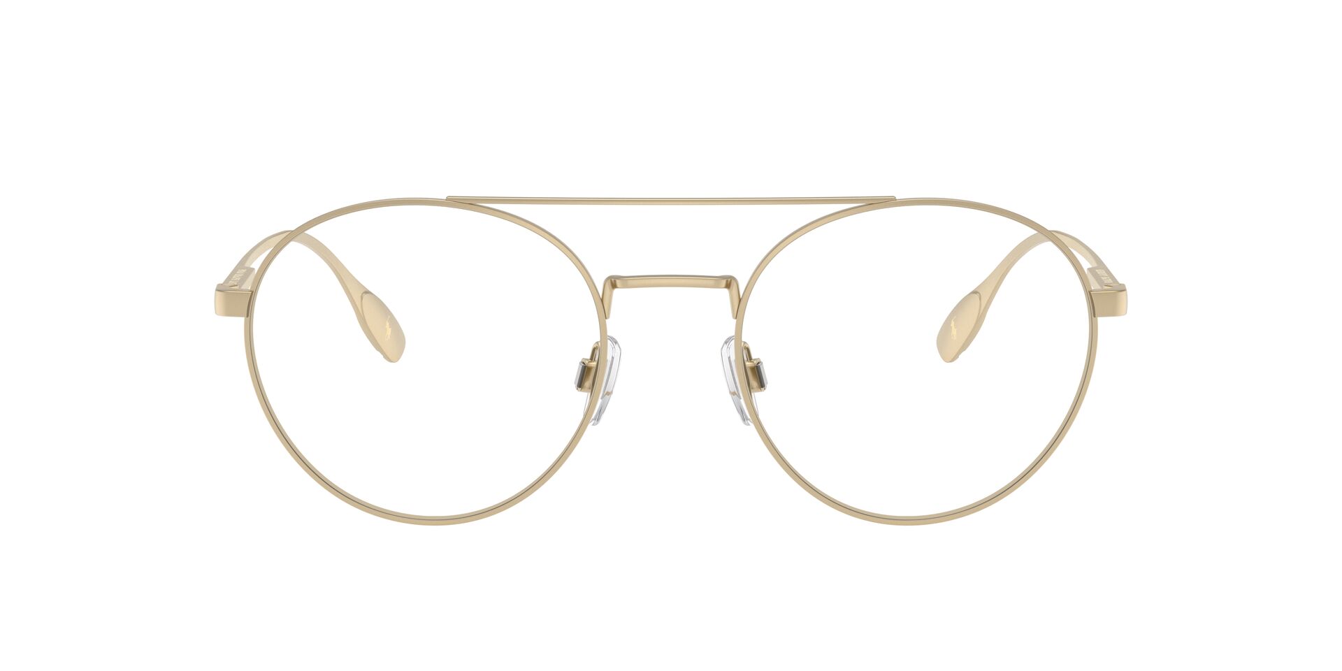 Das Bild zeigt die Korrektionsbrille 1234 von der Marke polo in Gold.