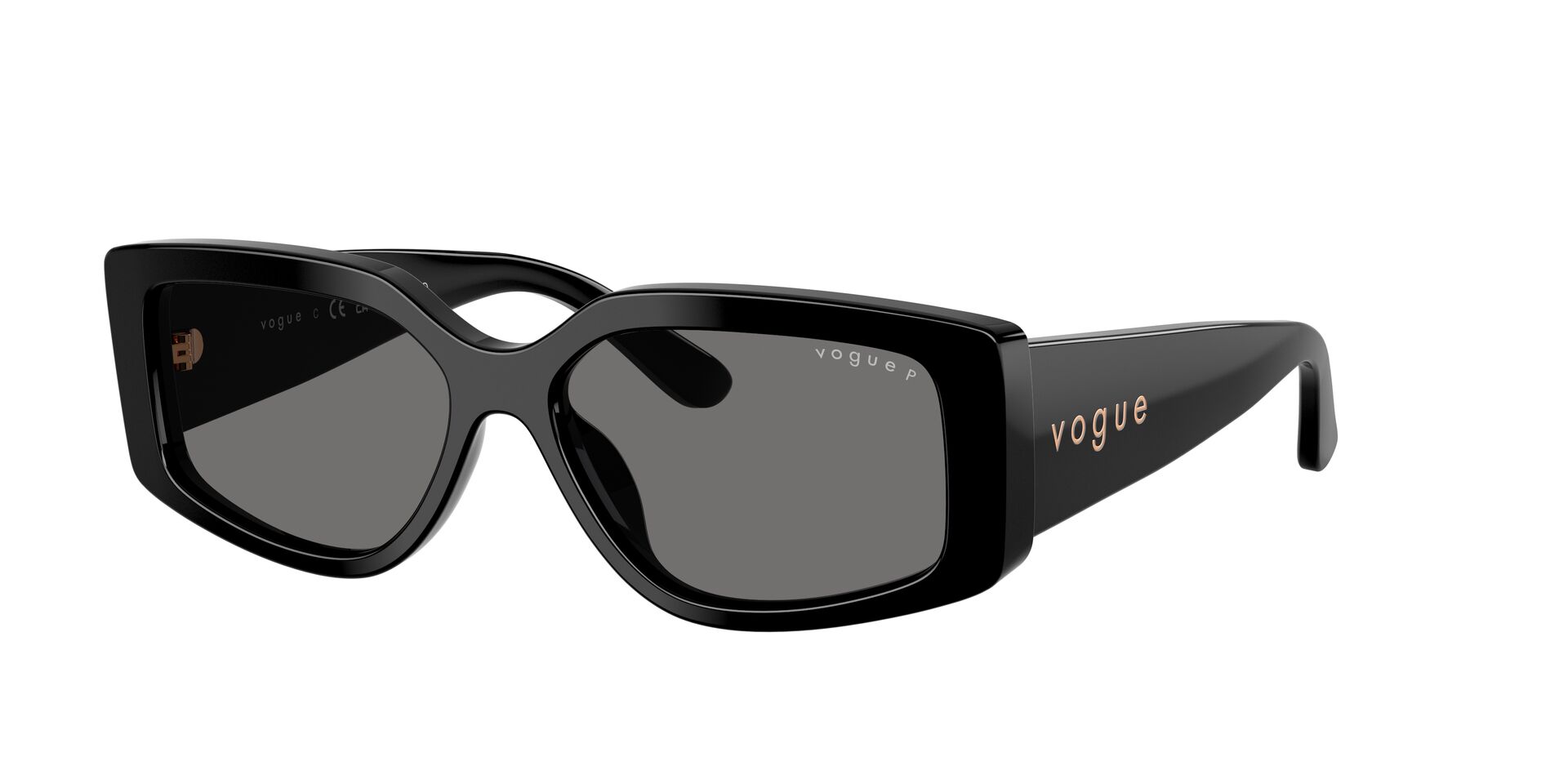 Das Bild zeigt die Sonnenbrille VO5642SU von der Marke Vogue in Schwarz.