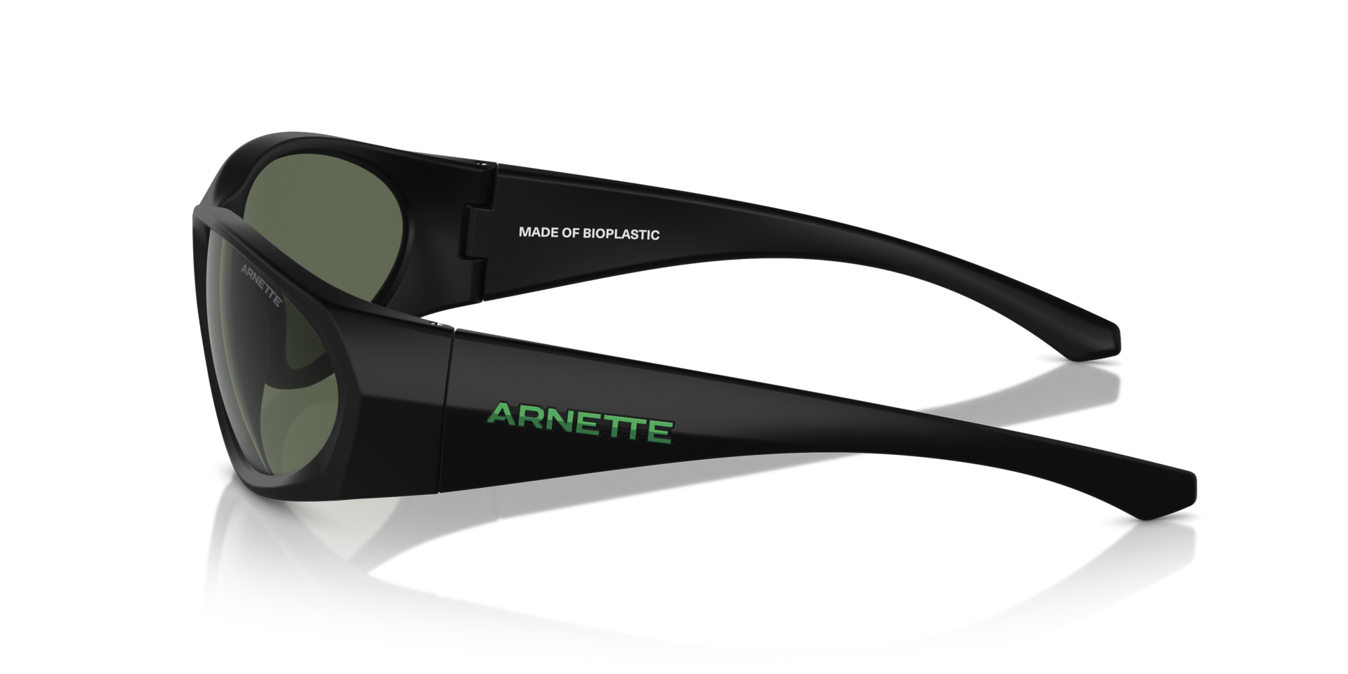 Das Bild zeigt die Sonnenbrille AN4342 275871 von der Marke Arnette in schwarz.