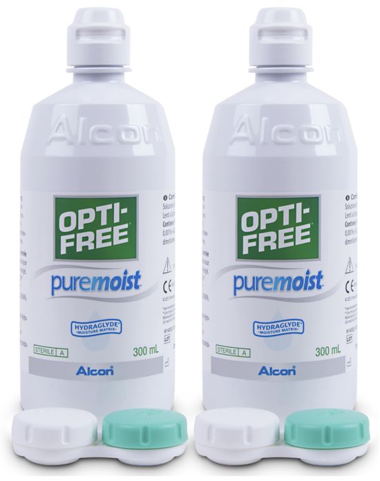 Optifree PureMoist Vorrat 2x 300 ml Opti-Free PureMoist Vorratspack, Alcon (2 x 300 ml)