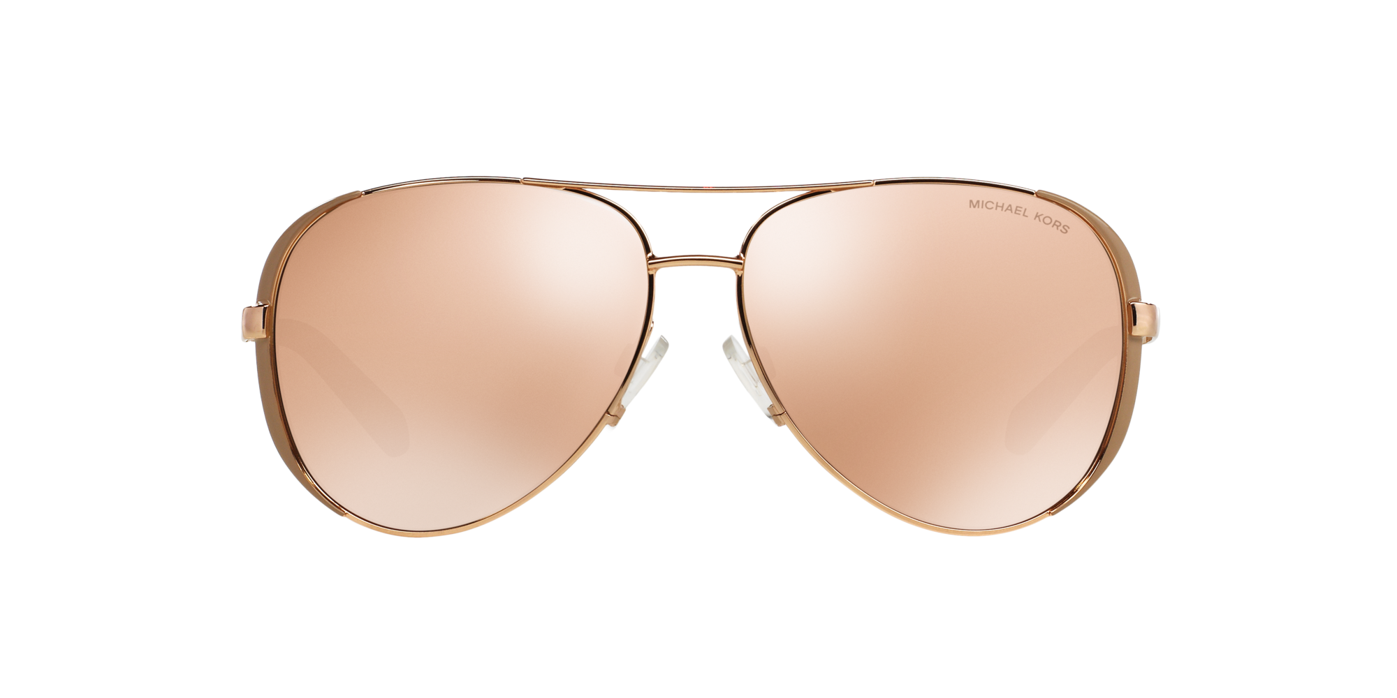 Michael Kors Sonnenbrille MK5004 1017R1 Chelsea rotgold/taupe