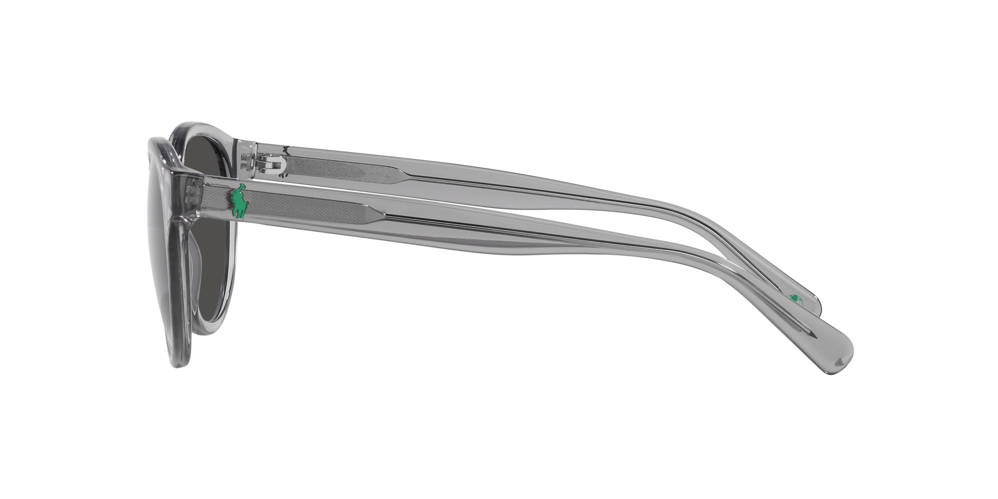 Polo Ralph Lauren Sonnenbrille PH4192 541387 glänzendes transparentes dunkelgrau