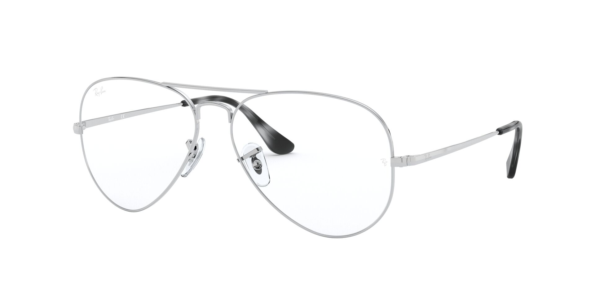 Das Bild zeigt die Korrektionsbrille RX6489 2501 von der Marke Ray-Ban in Silber.