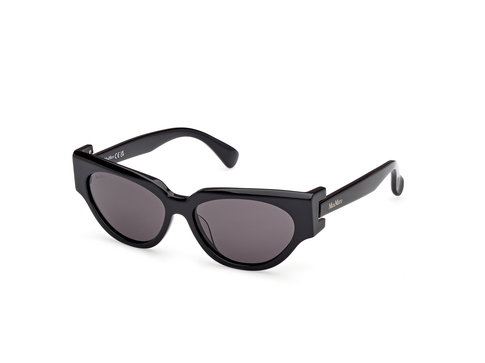 Das Bild zeigt die Sonnenbrille MM0139 von der Marke Max Mara in Schwarz.