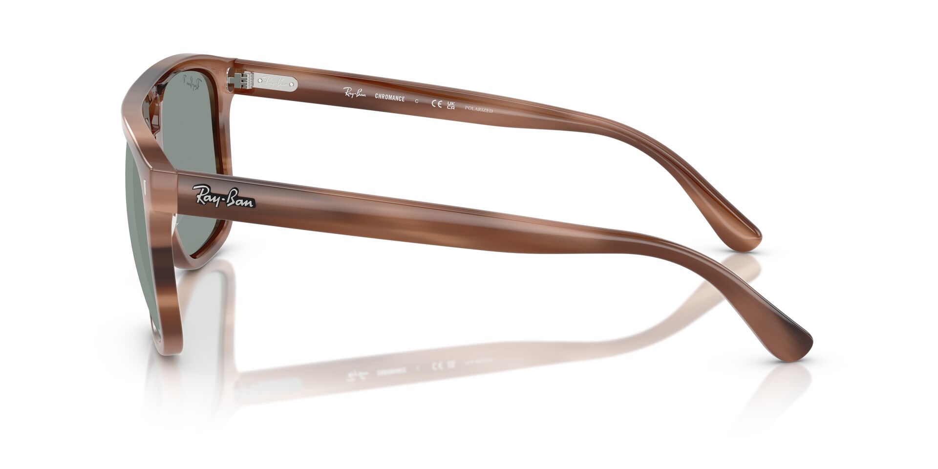 Das Bild zeigt die Sonnenbrille RB2213CH 1423O9 von Ray-Ban in Havanna braun.