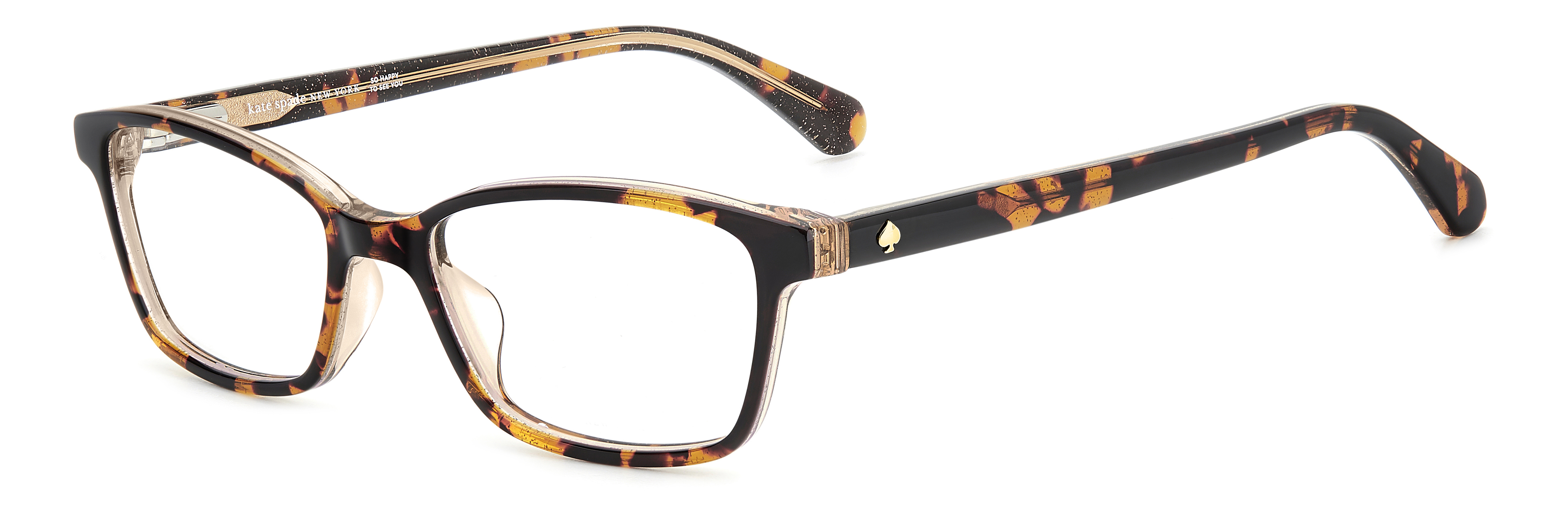 Das Bild zeigt die Kate Spade Fassung Agnessa2 DXH leicht seitlich.