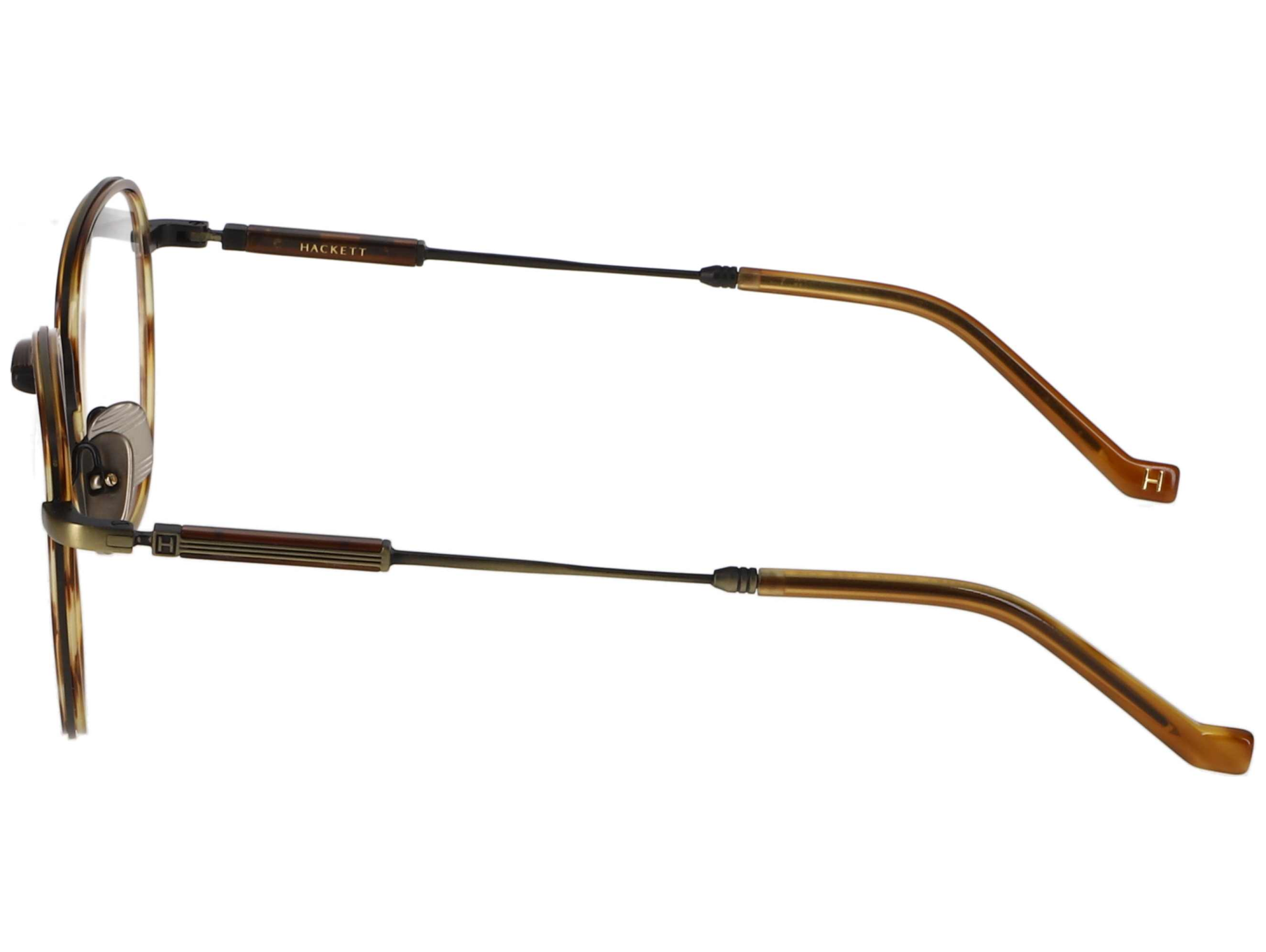 Das Bild zeigt die Korrektionsbrille 393 148von der Marke Hackett in Braun.