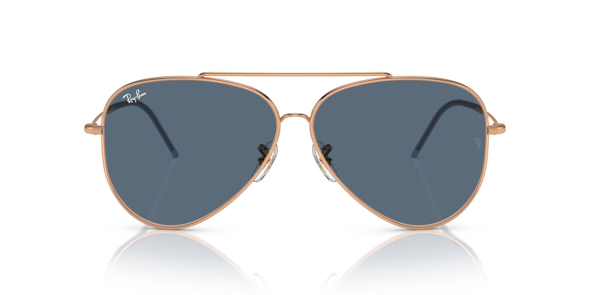 Das Bild zeigt die Sonnenbrille RBR0101S 92023A von der Marke Ray-Ban in Gold.