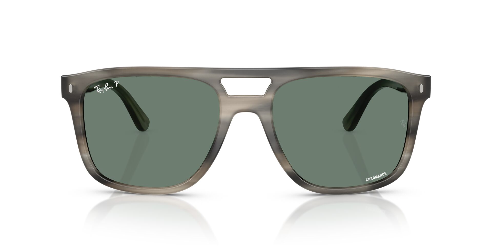 Das Bild zeigt die Sonnenbrille RB2213CH 14243R von Ray-Ban in Havanna grau.