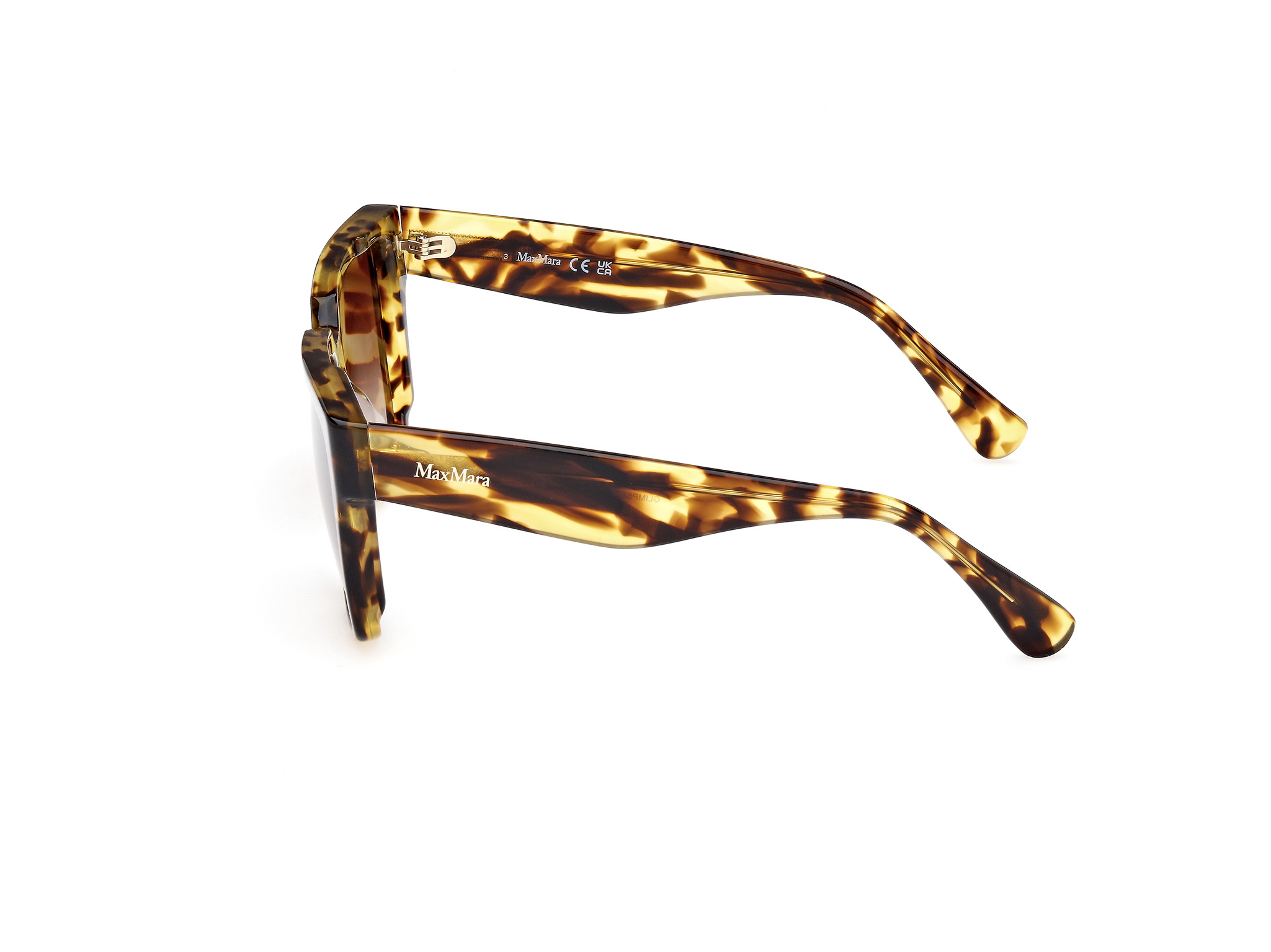 Das Bild zeigt die Sonnenbrille MM0078 53F von der Marke Max Mara in Havanna.